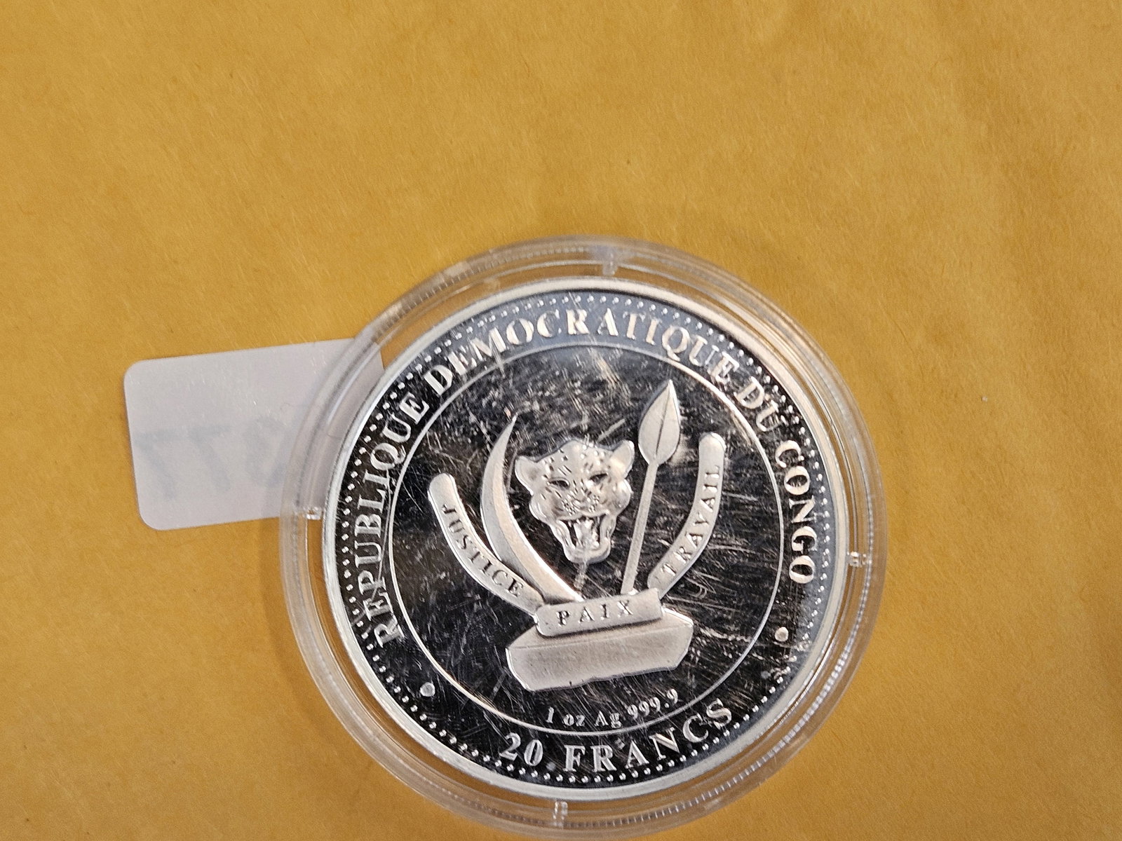 One Troy ounce .999 fine silver art round - 2