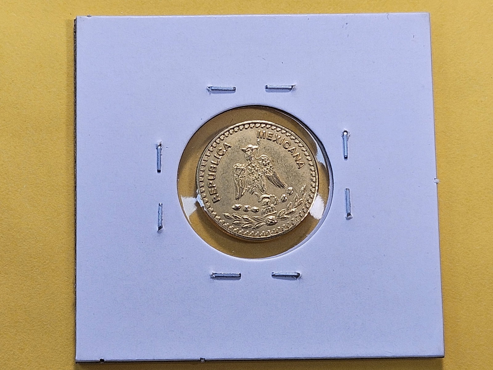 GOLD! Undated Gold Mexican Wedding Coin - 3