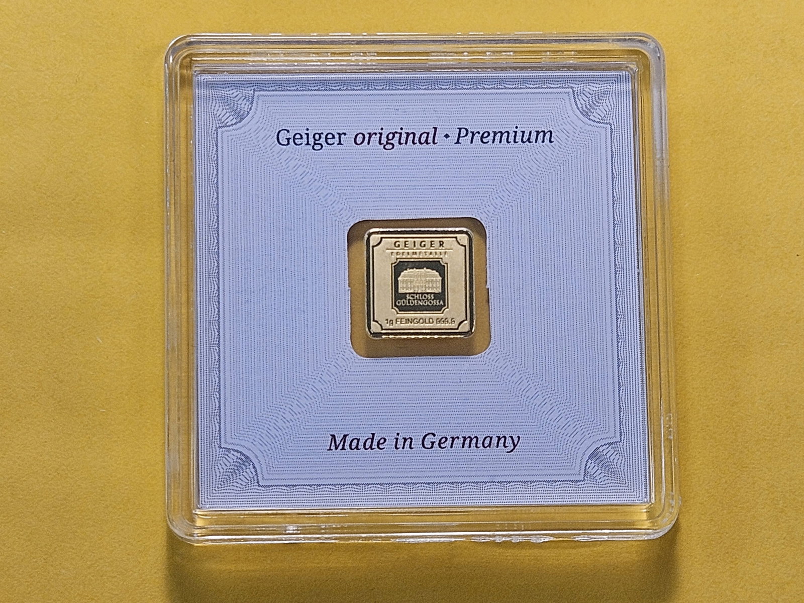 GOLD! GEM One Gram .999 Fine Gold Bar - 3