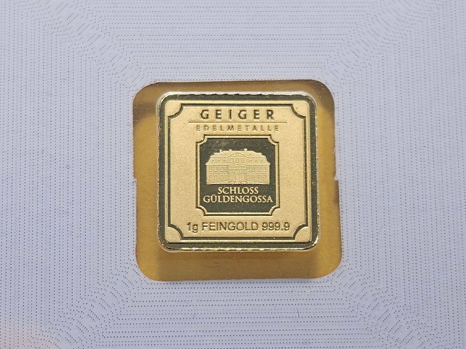 GOLD! GEM One Gram .999 Fine Gold Bar - 4