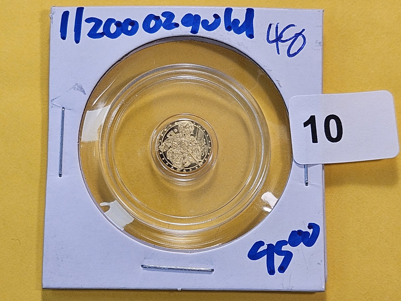GOLD! GEM Brilliant .999 Fine Gold Art Round - 2