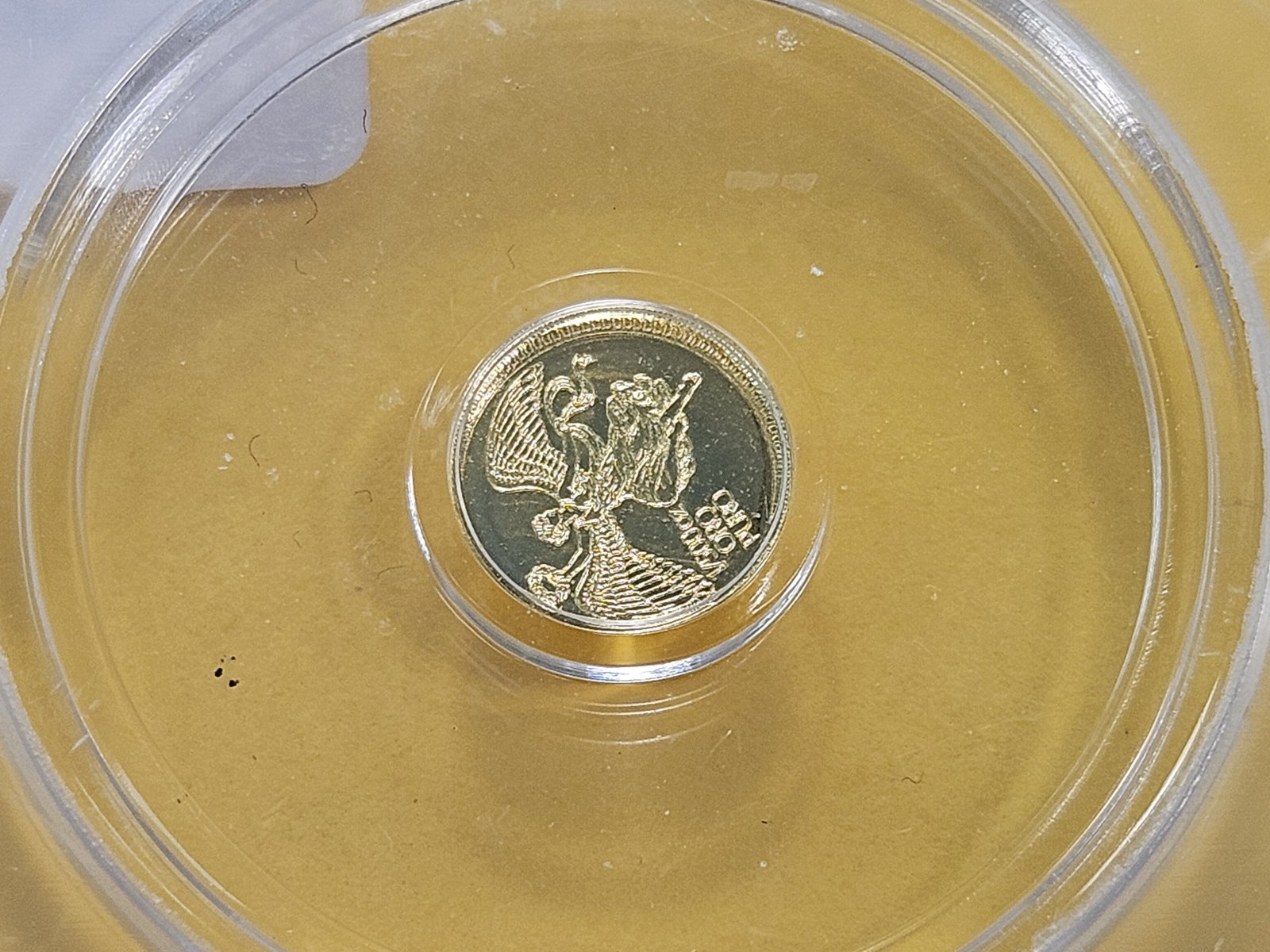 PERFECT GOLD! ICG Undated Mexican Gold Mini-Coin in Mint State 70 - 4