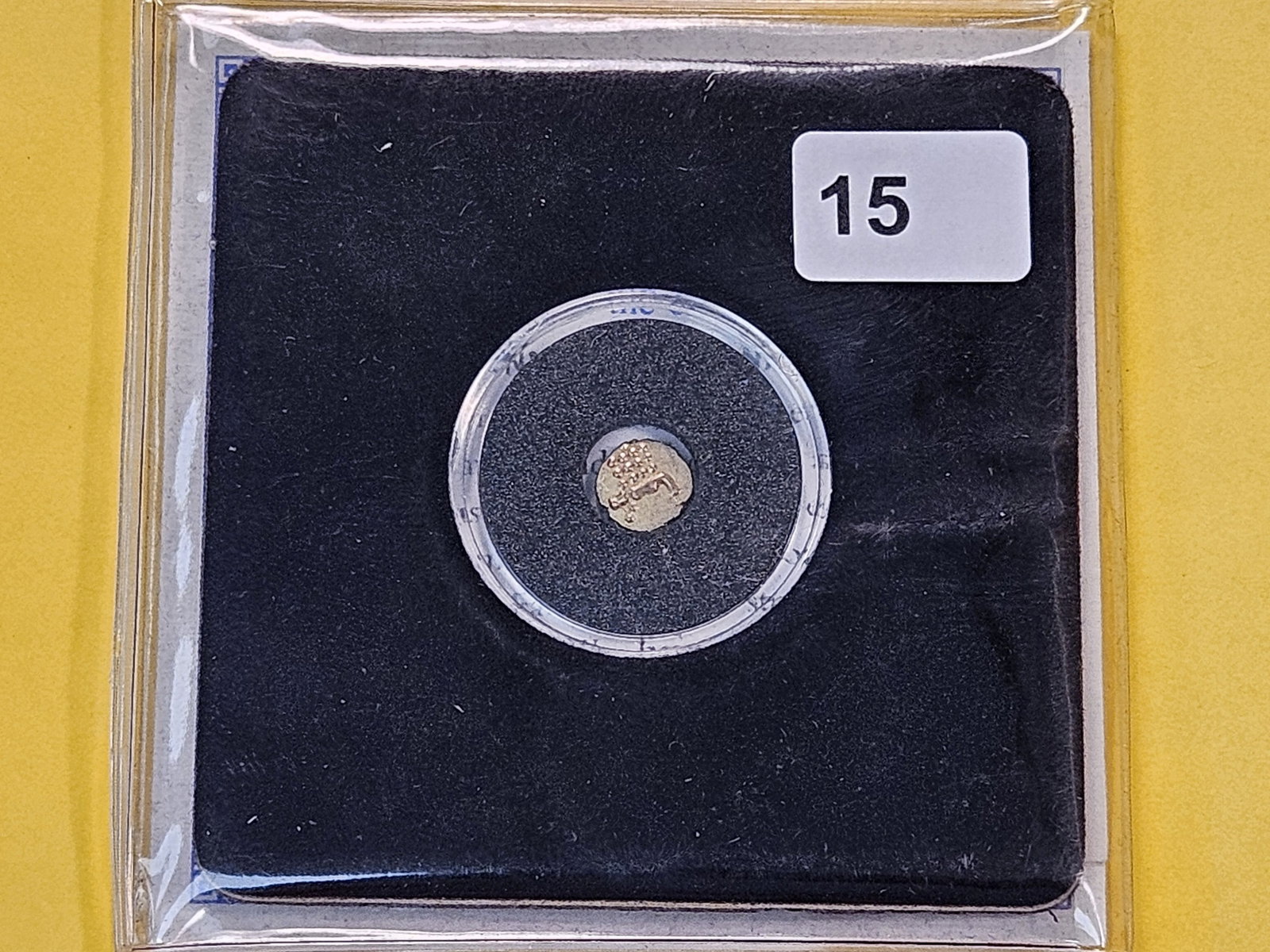 GOLD! 1800's India Gold Fanam - 2