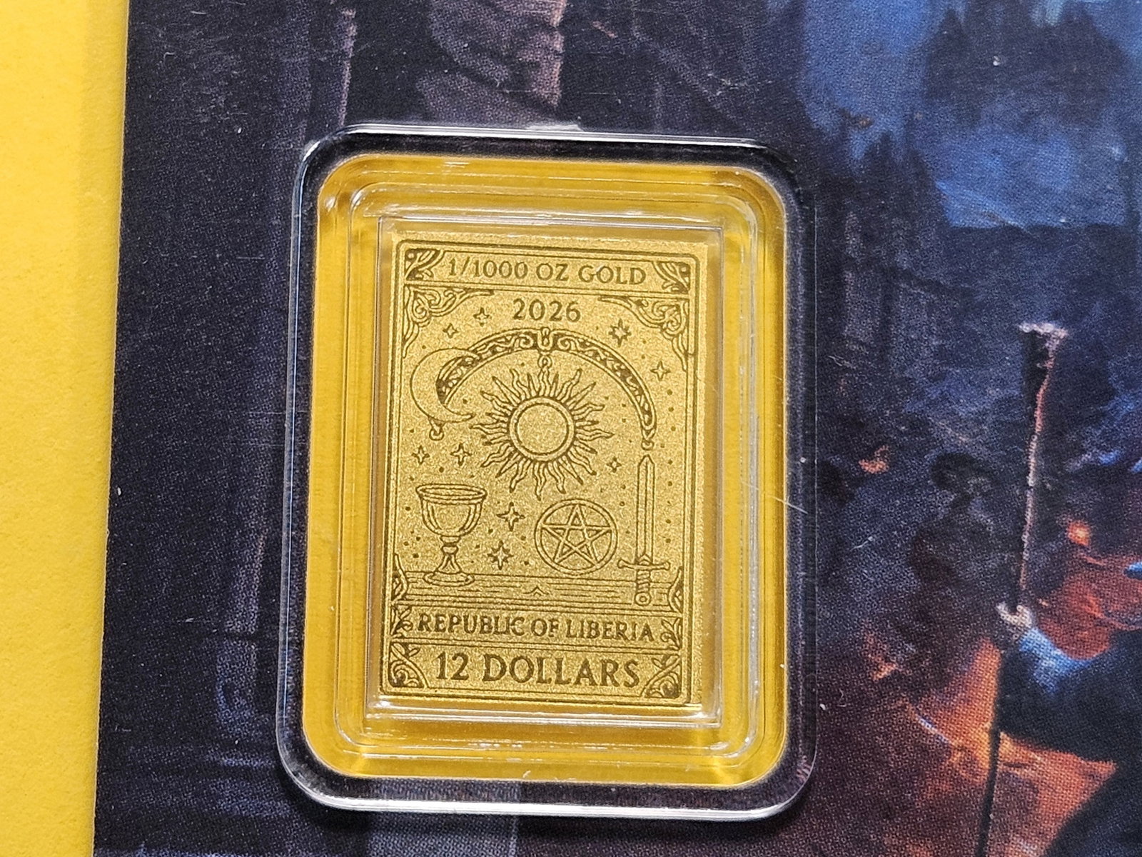 GOLD! 2026 Liberia Gold Twelve Dollars - 3