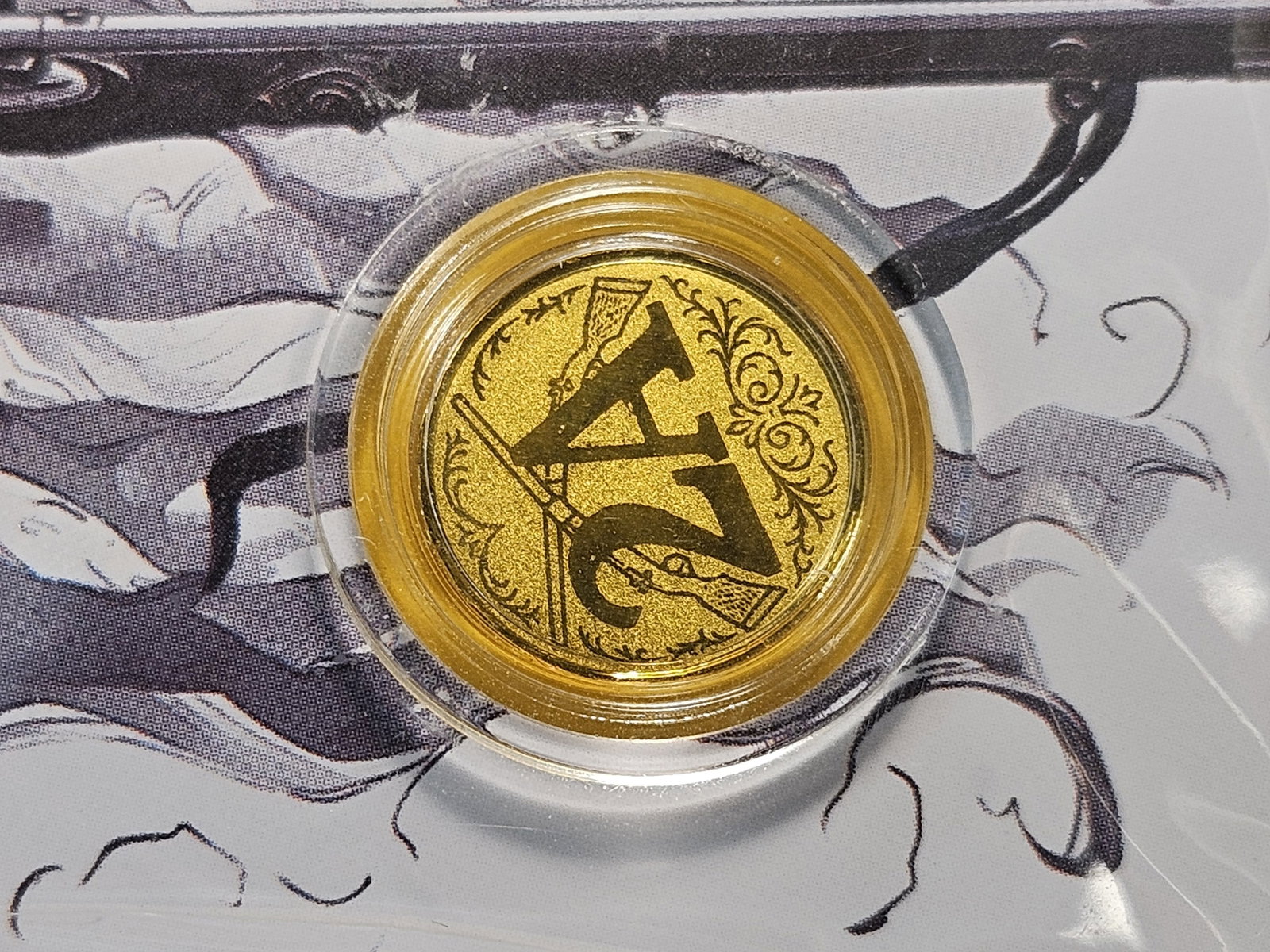 GOLD! GEM .999 Fine Gold Art Round - 4