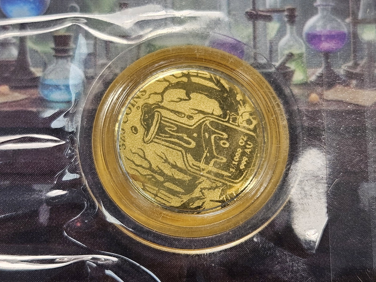GOLD! GEM .999 Fine Gold Art Round - 4