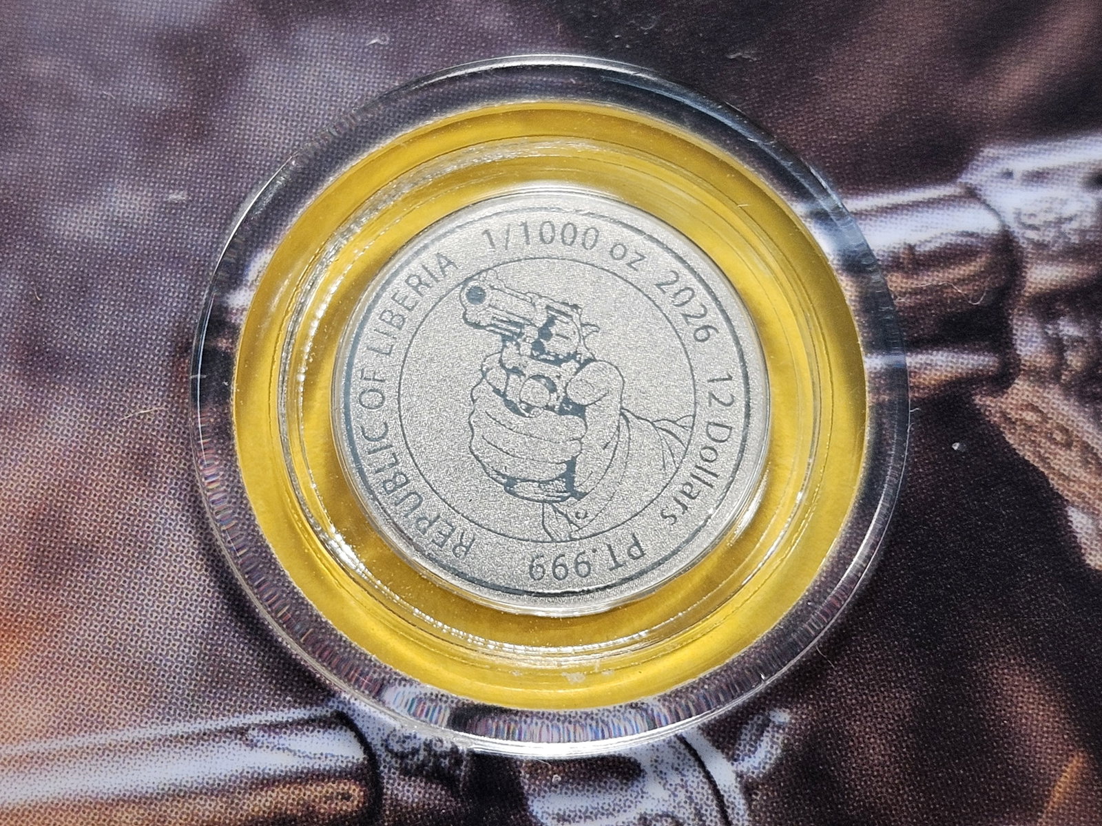 PLATINUM! GEM 2026 Liberia Platinum Twelve Dollars - 4