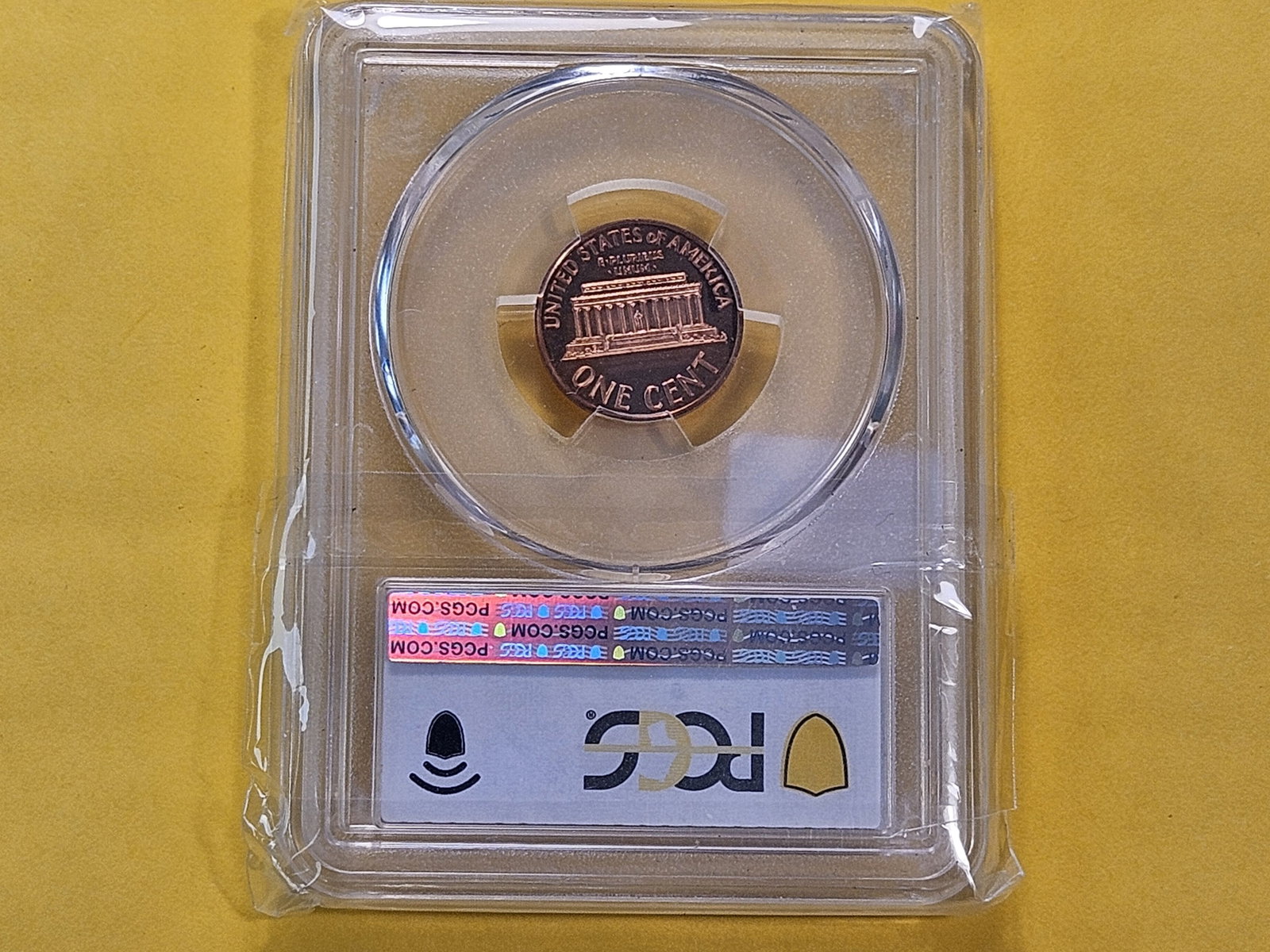 PCGS 1969-S Lincoln Memorial Cent in Proof 68 Red Cameo - 3