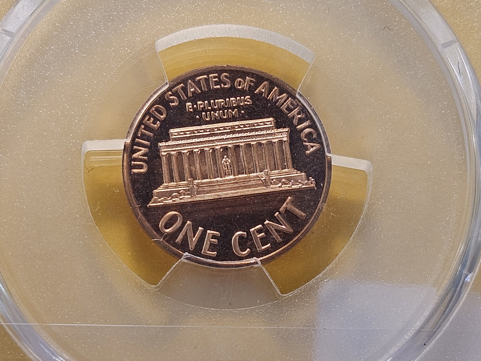 PCGS 1969-S Lincoln Memorial Cent in Proof 68 Red Cameo - 4