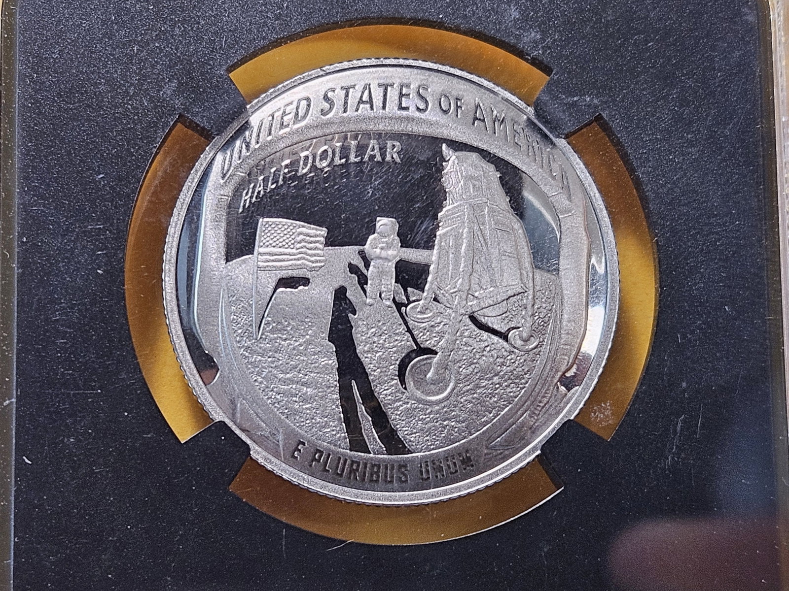 NGC 2019-S Apollo 11 Commemorative Half Dollar in Proof 69 Ultra Cameo - 4