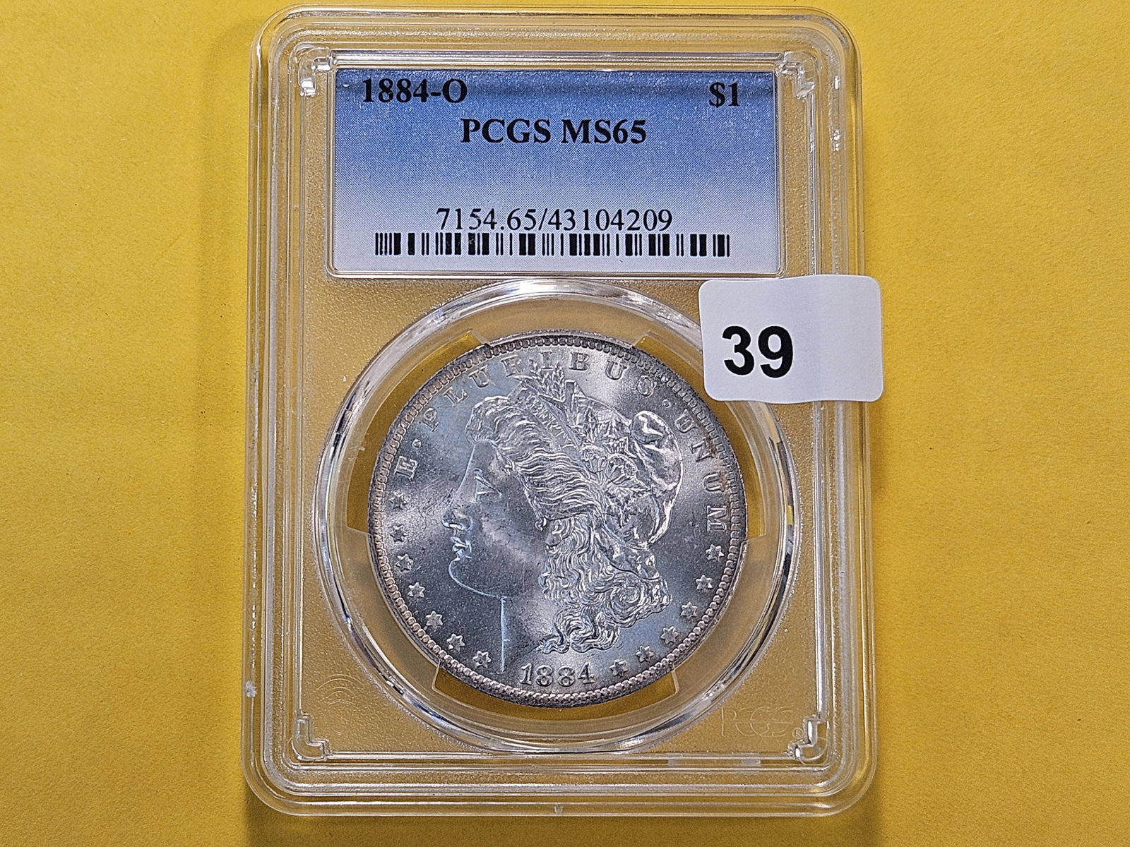 GEM! PCGS 1884-O Morgan Silver Dollar in Mint State 65 - 2