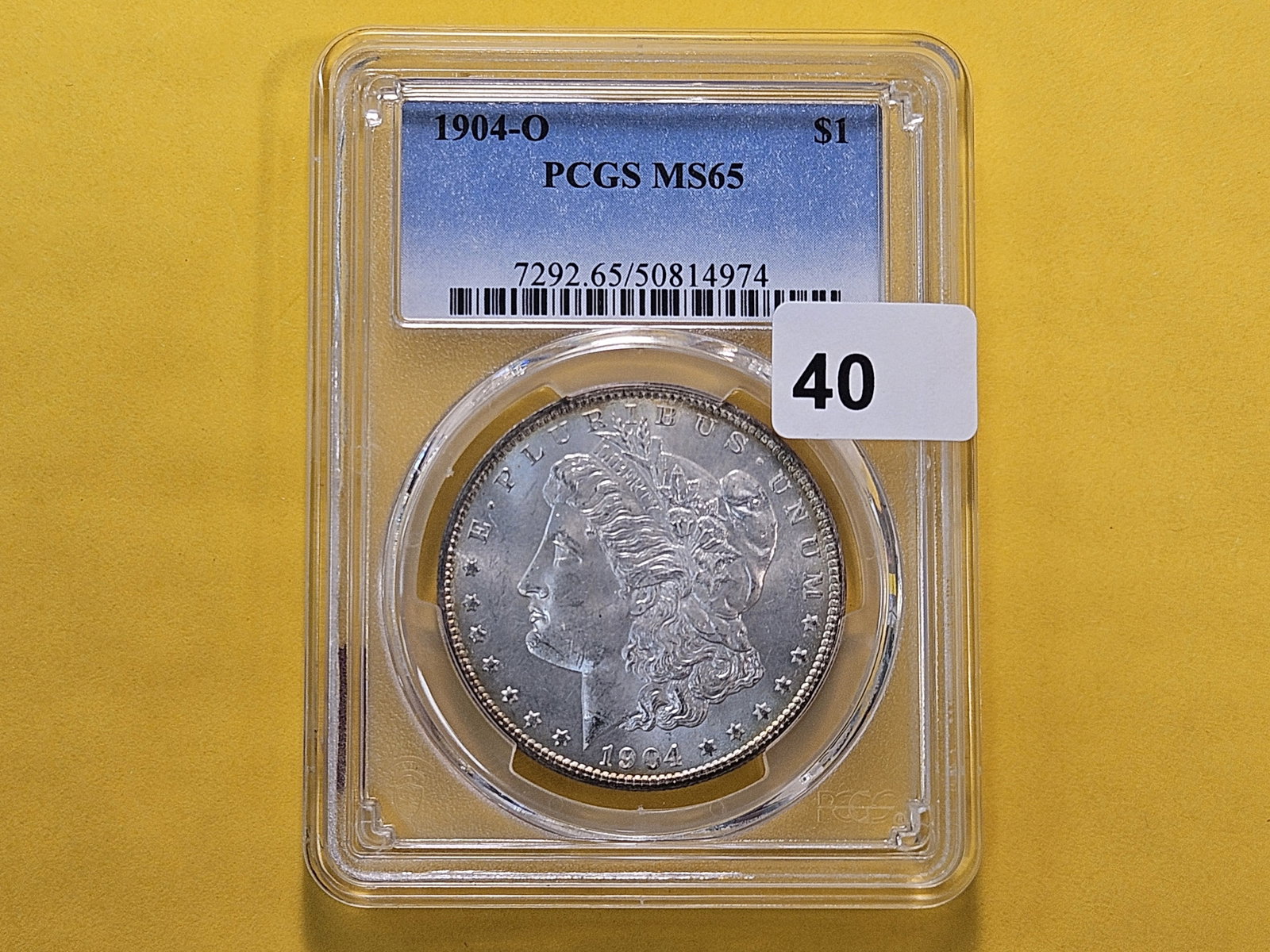 GEM! PCGS 1904-O Morgan Silver Dollar in Mint State 65 - 2