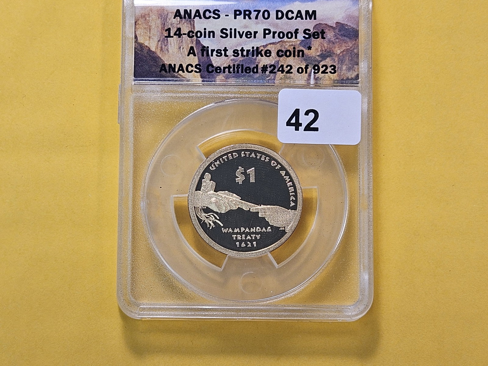 PERFECT! ANACS 2011-S Sacagawea Dollar in Proof 70 Deep Cameo - 2