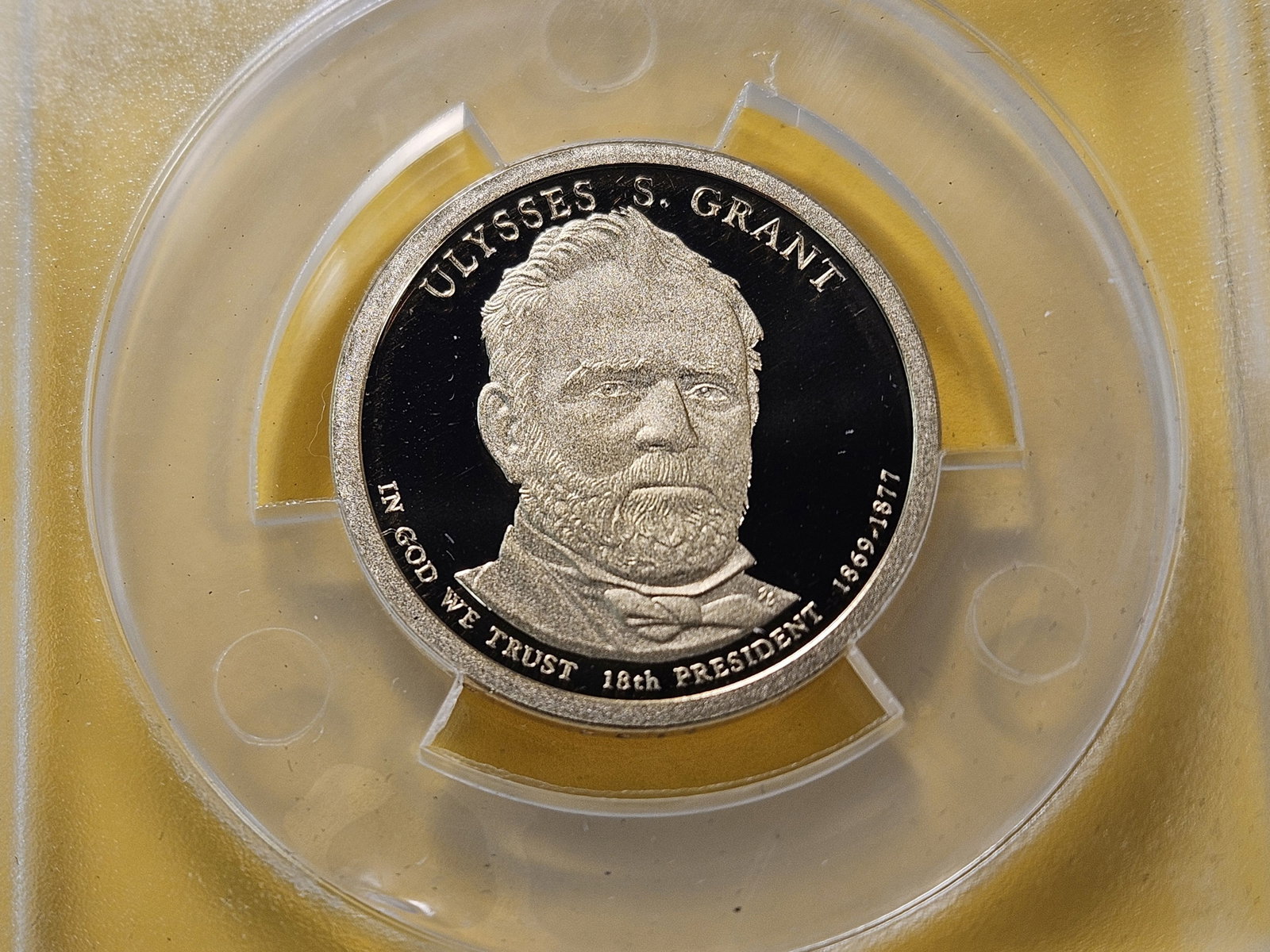 PERFECT! Two ANACS 2011-S Presidential Dollars in Proof 70 Deep Cameo - 3