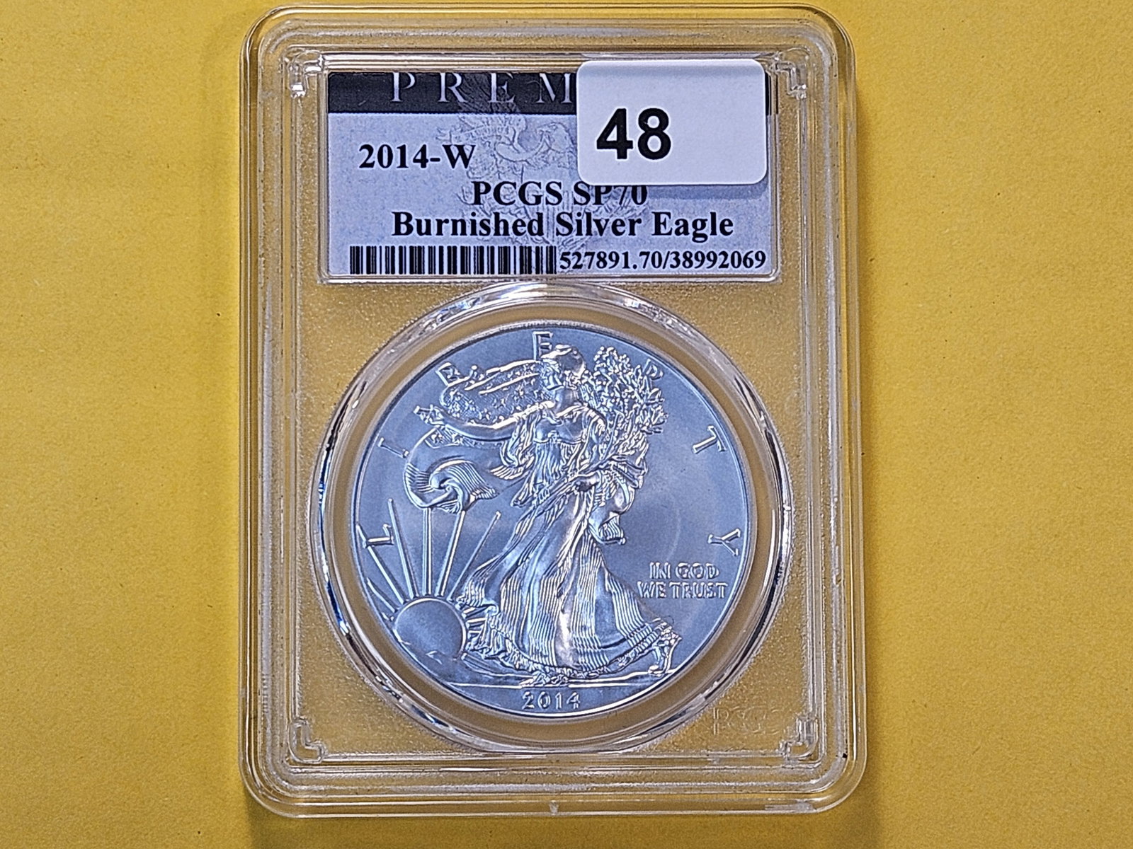 PERFECT! PCGS 2014-W American Silver Eagle in Specimen 70 - 2