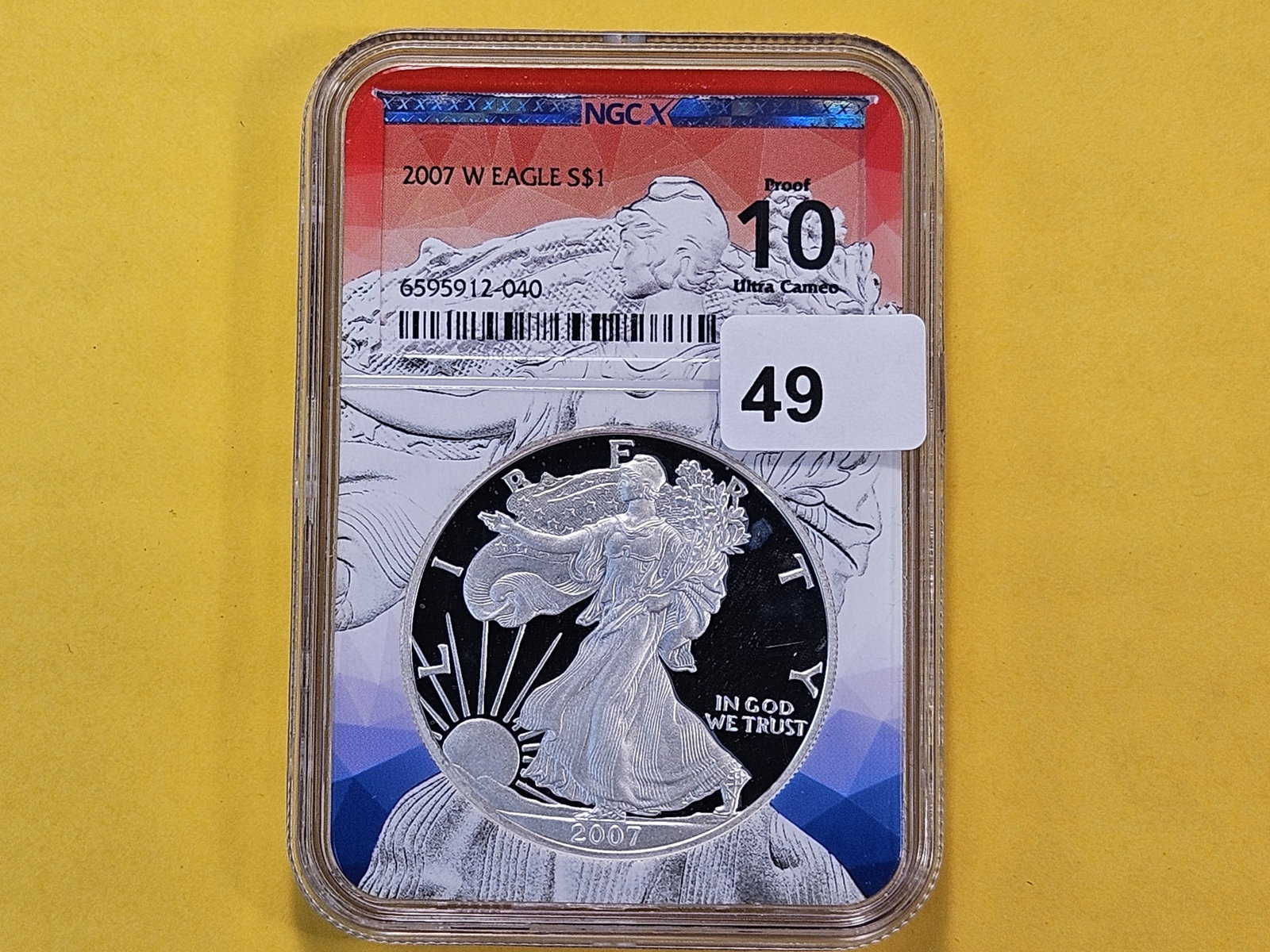 PERFECT! NGC-X 2007-W American Silver Eagle in Proof 10 Ultra Cameo - 2