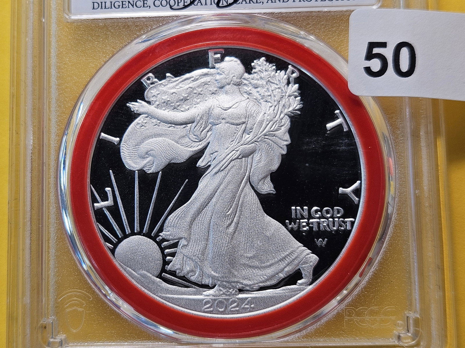 PERFECT! PCGS 2024-S American Silver Eagle in Proof 70 Deep Cameo (1 of 4)