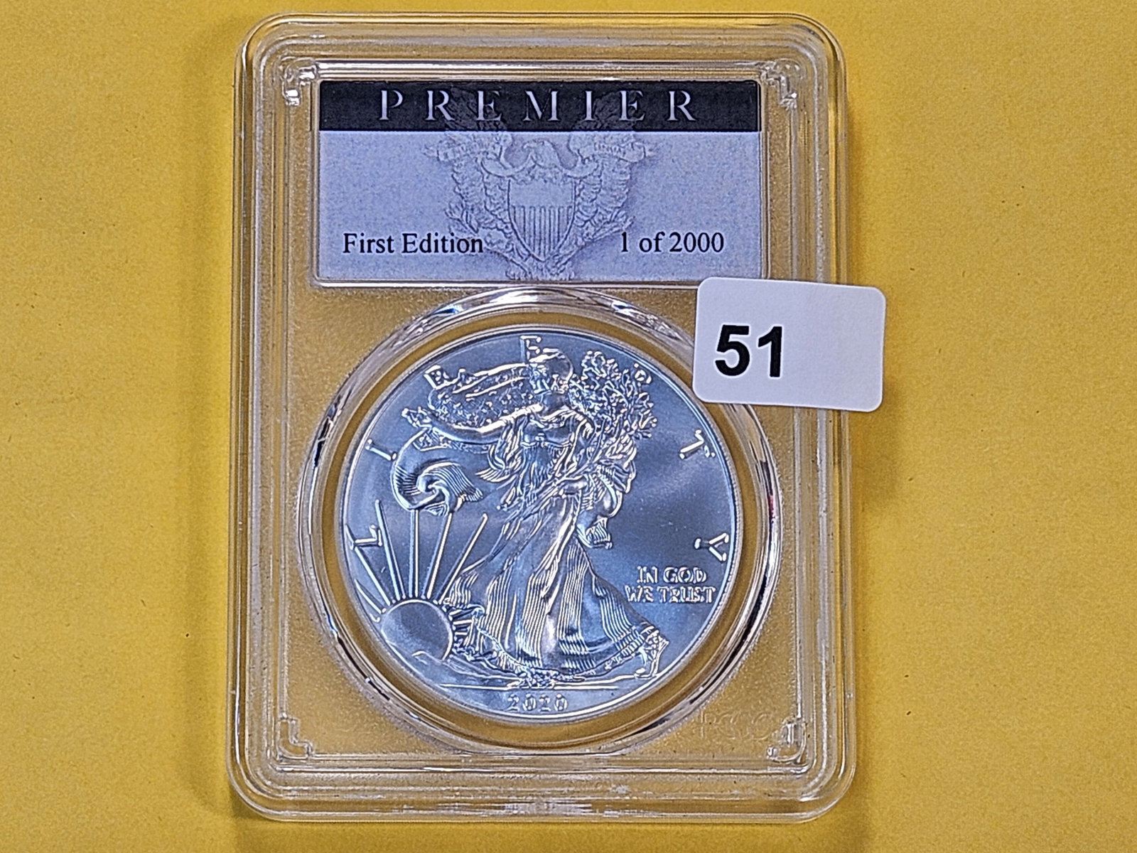 PERFECT! PCGS 2020 American Silver Eagle in Mint State 70 - 2