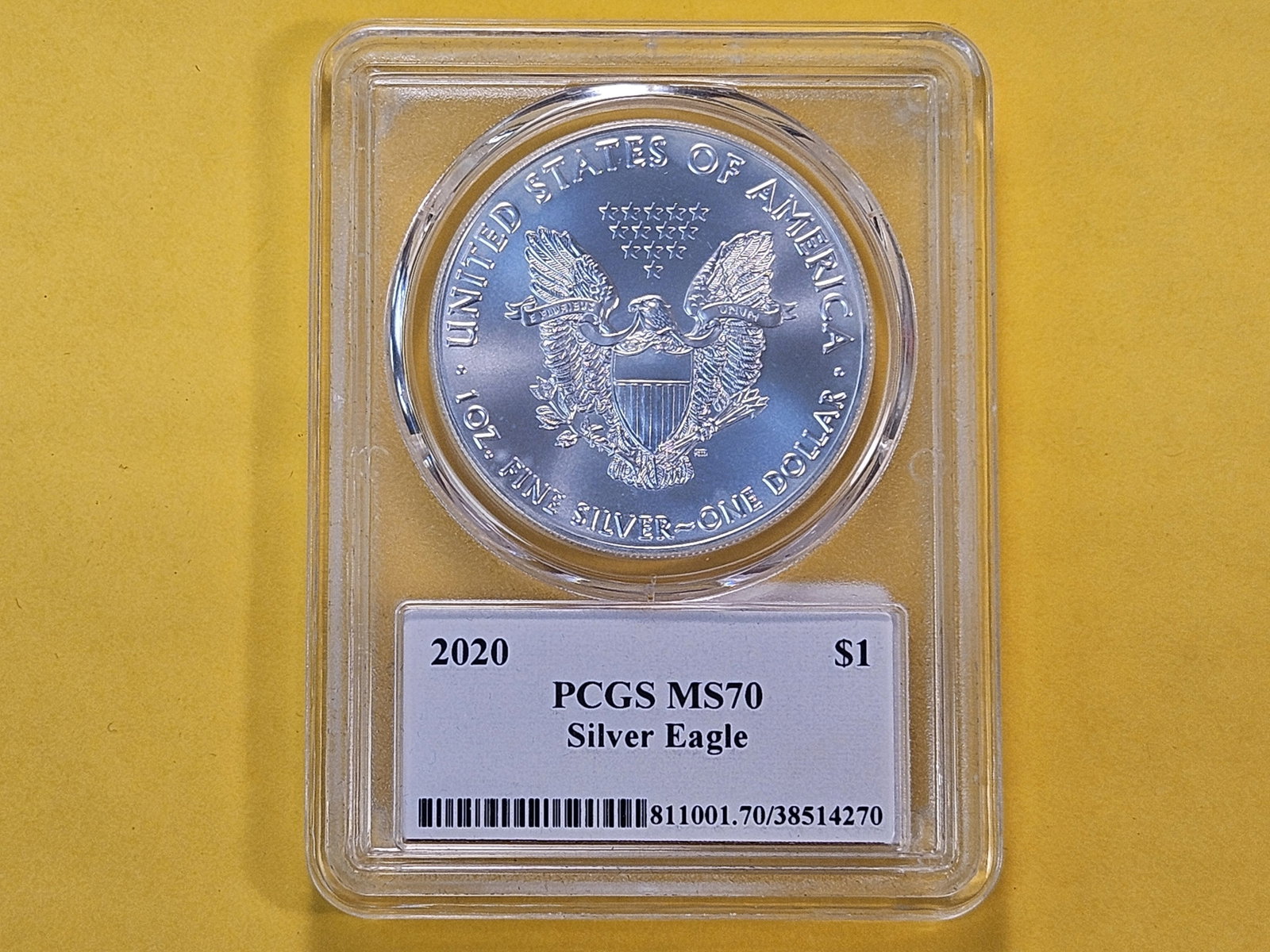 PERFECT! PCGS 2020 American Silver Eagle in Mint State 70 - 3