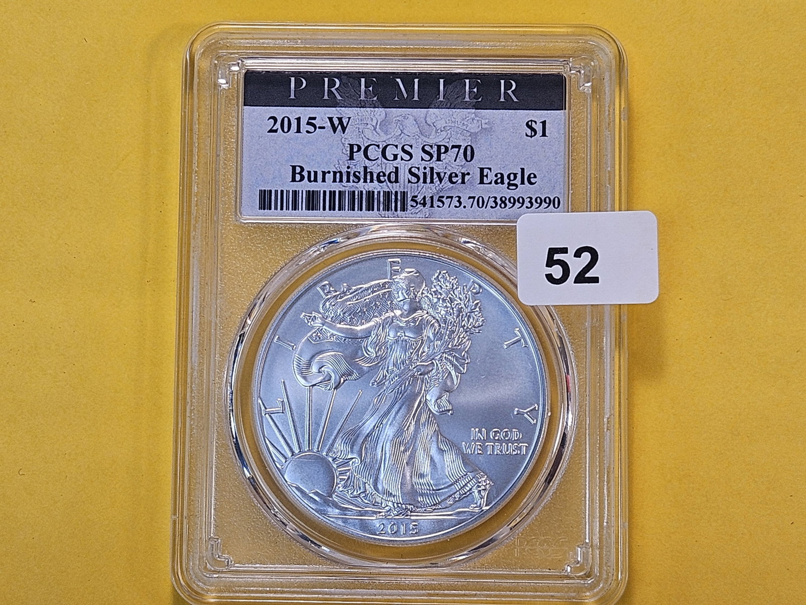 PERFECT! PCGS 2015-W American Silver Eagle in Specimen 70 - 2