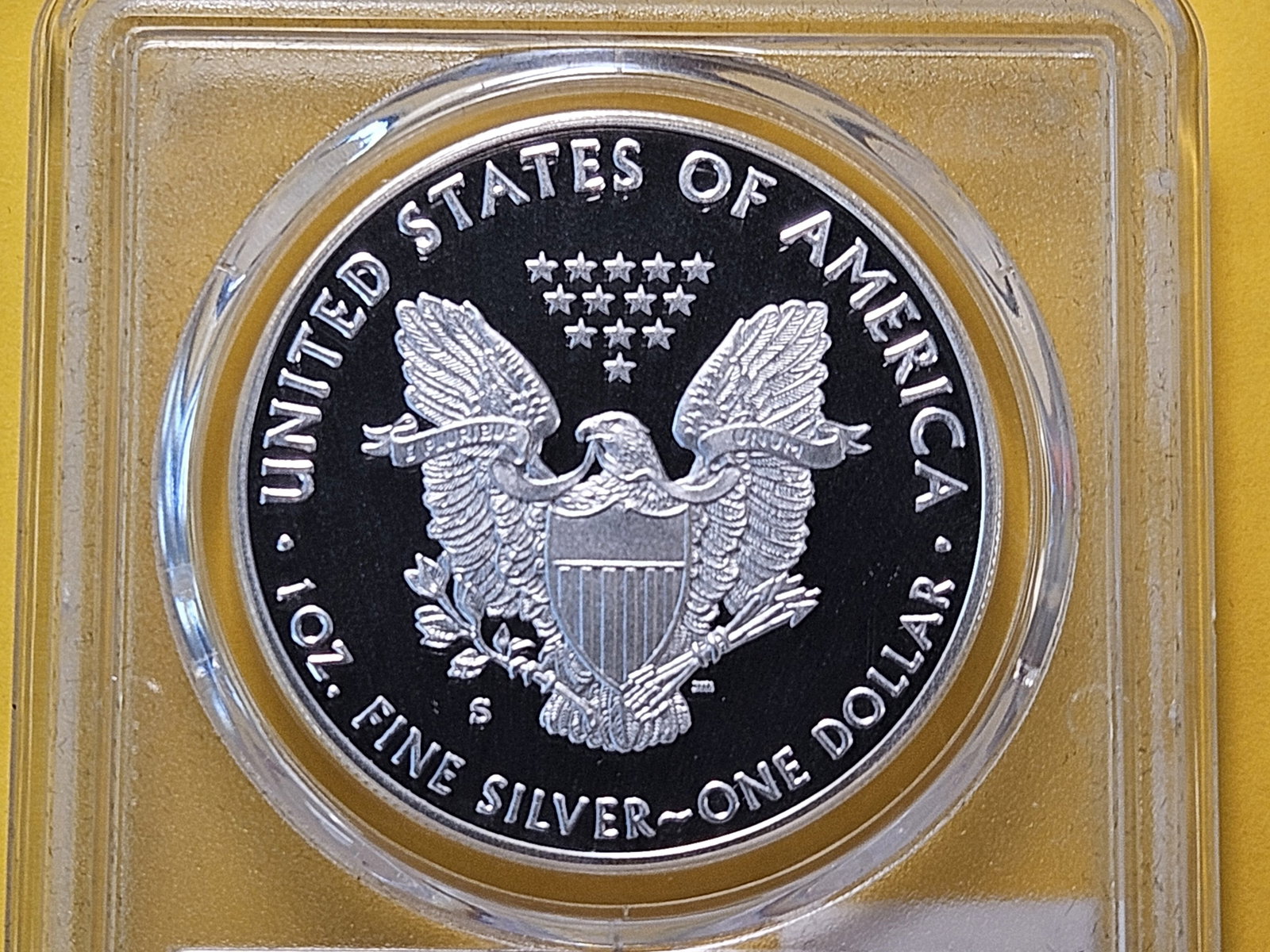 PERFECT! PCGS 2017-S American Silver Eagle in Proof 70 Deep Cameo - 4