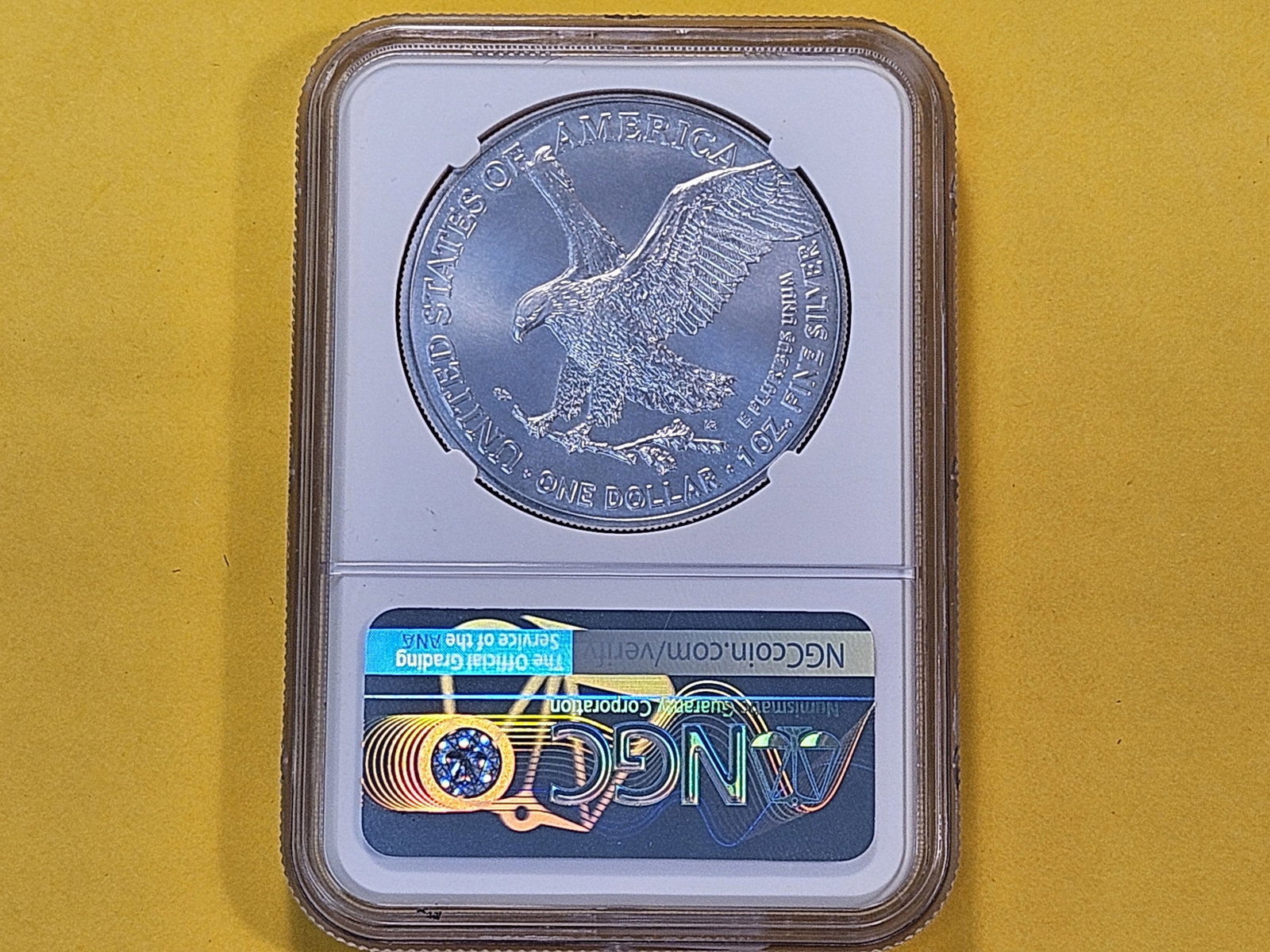 PERFECT! NGC 2021 American Silver Eagle in Mint State 70 - 3