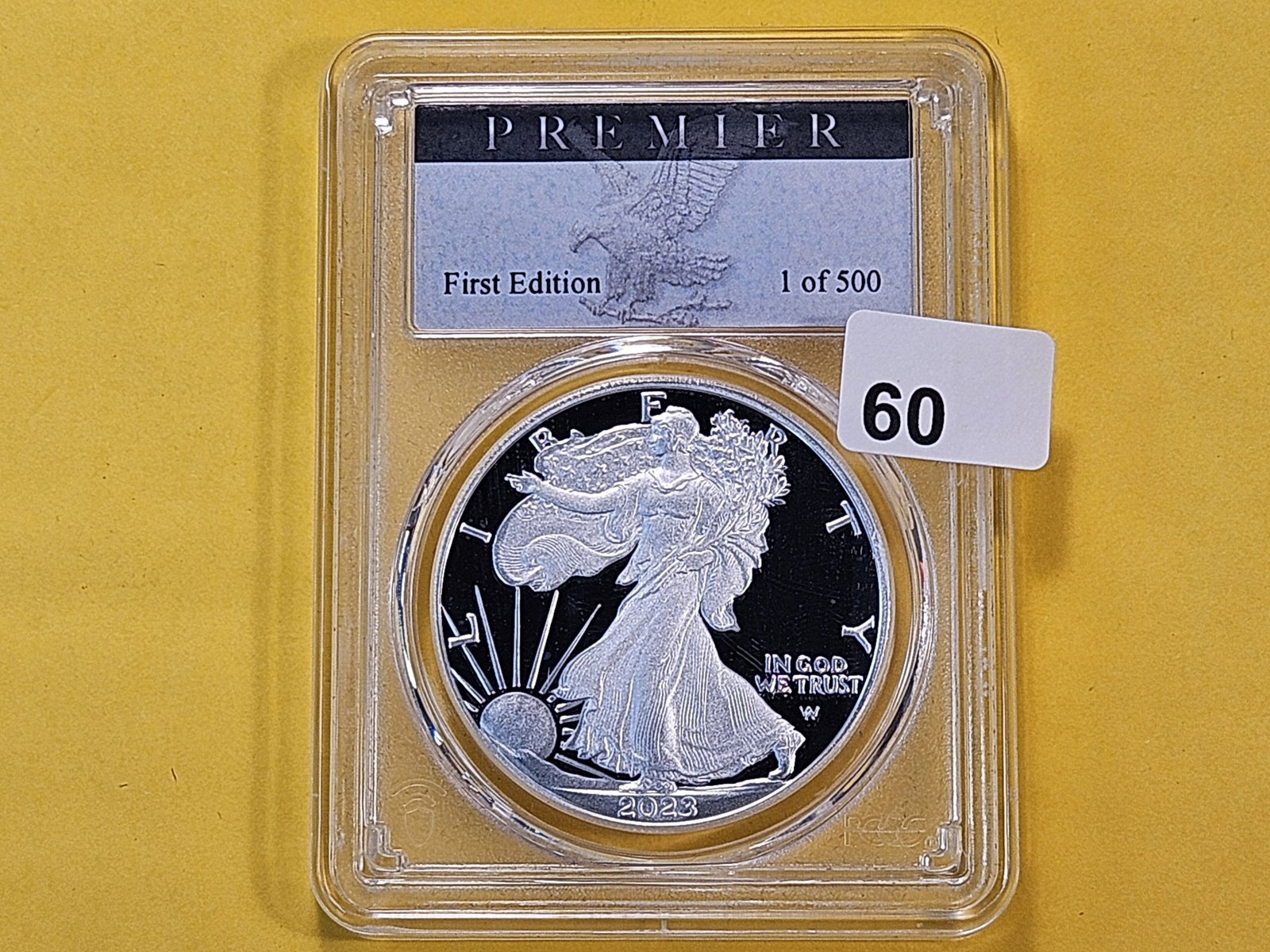 PERFECT! PCGS 2023-W American Silver Eagle in Proof 70 Deep Cameo - 2