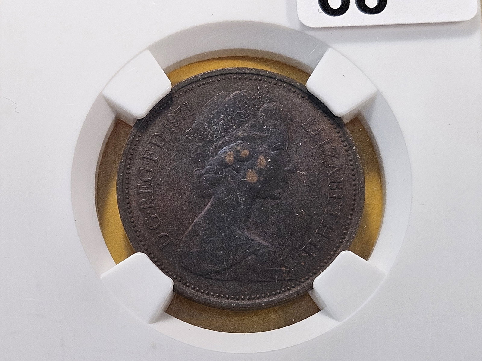 NGC 1971 Great Britain Two Pence in About Uncirculated 58 Brown (1 of 4)