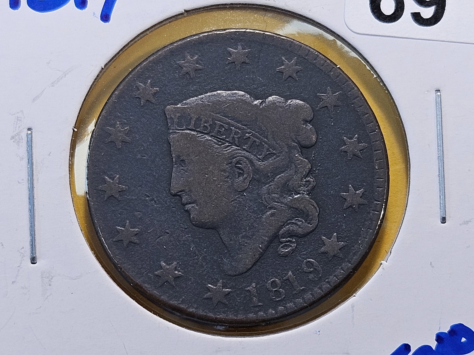 Two Circulated US Large Cents - 2