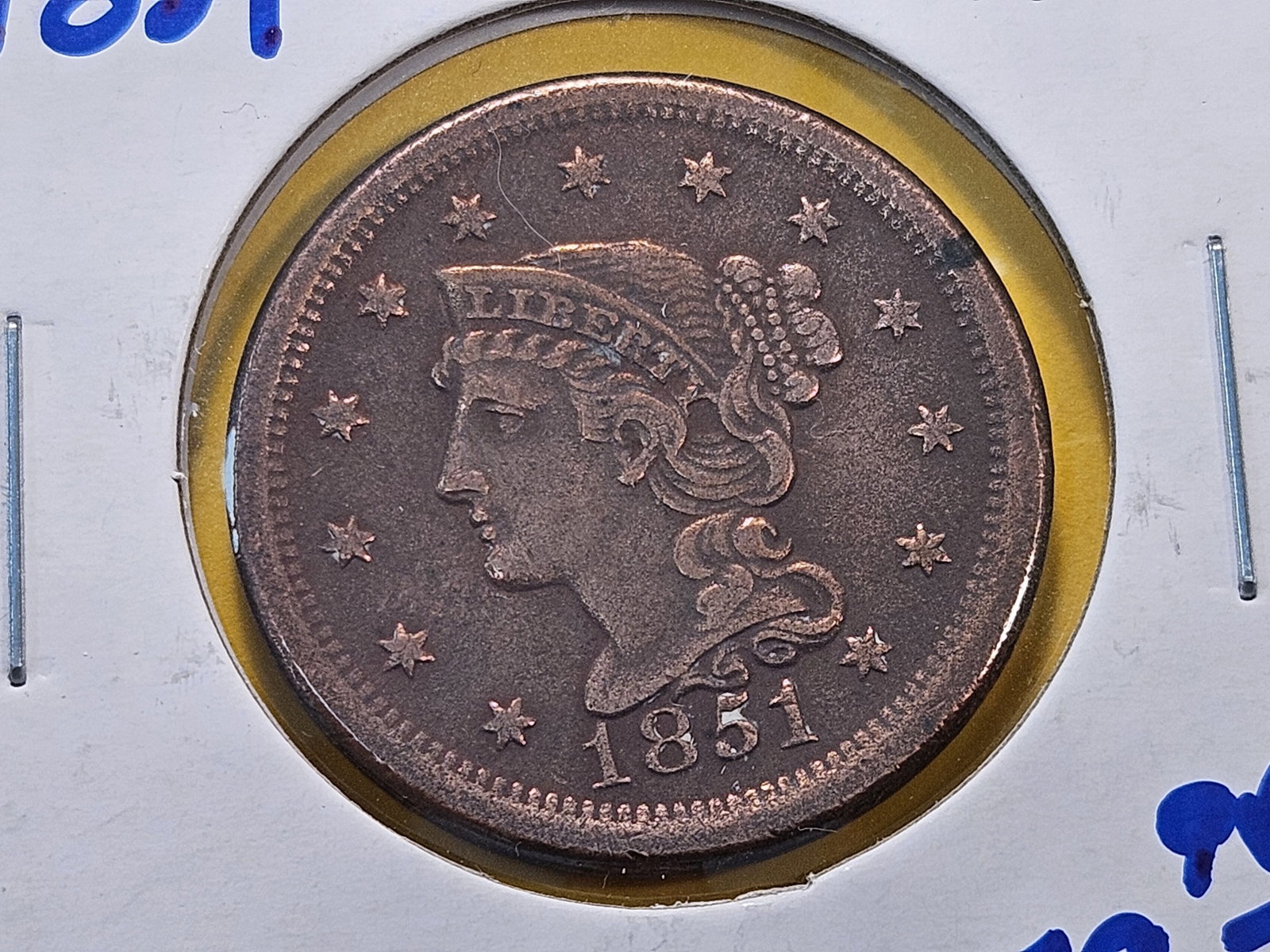 Two Circulated US Large Cents - 3