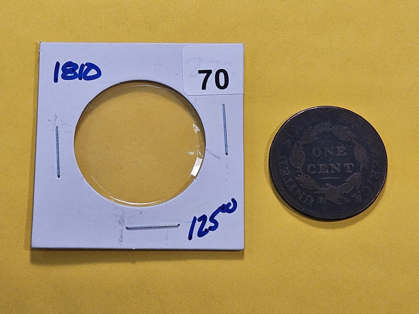 Better Date 1810 Coronet Head Large Cent - 3