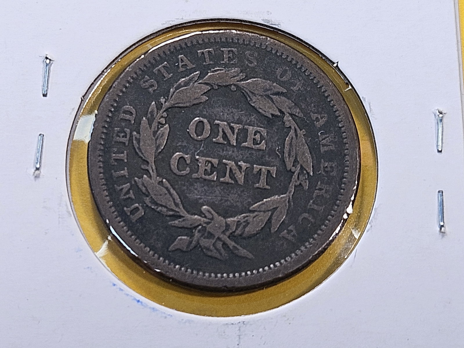Two Circulated Braided Hair Large Cents - 6