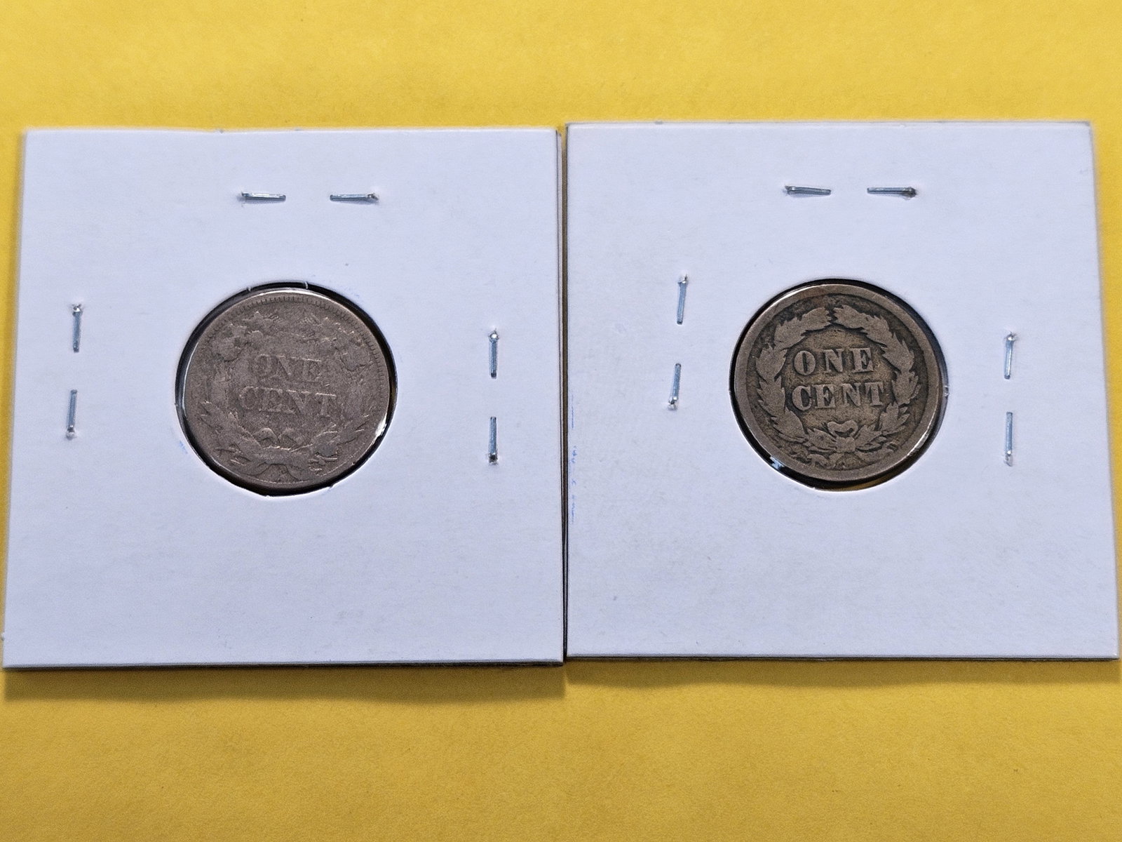 Two Circulated US Cents - 4