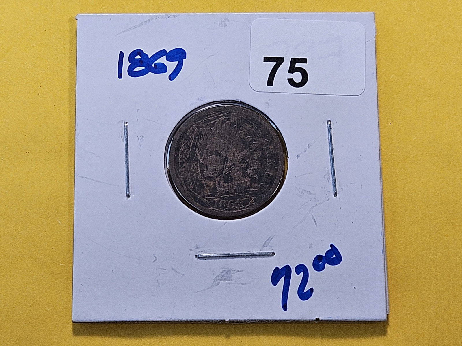 Better Date 1869 Indian Head Cent - 2