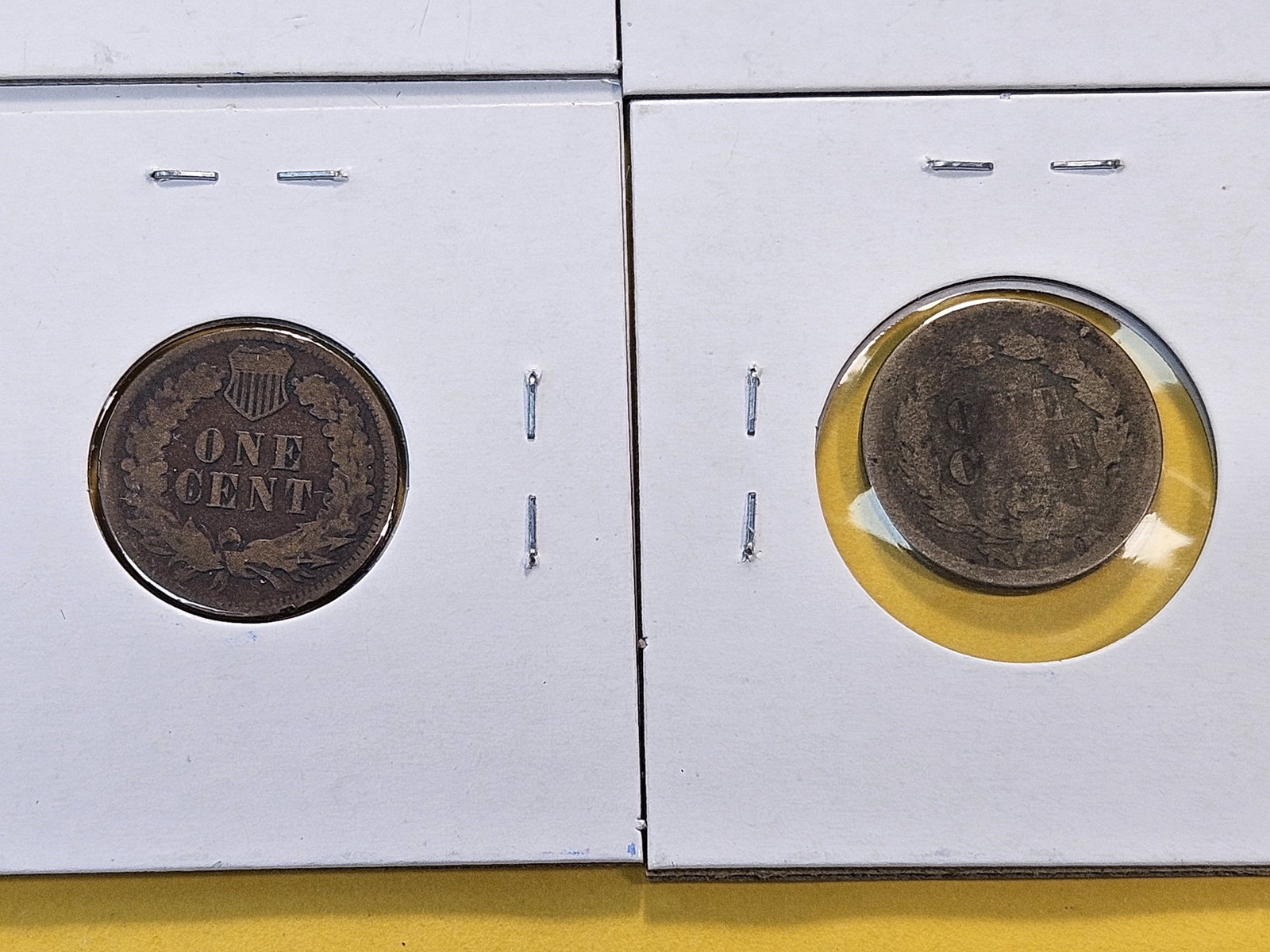 Four Circulated Indian Head Cents - 6