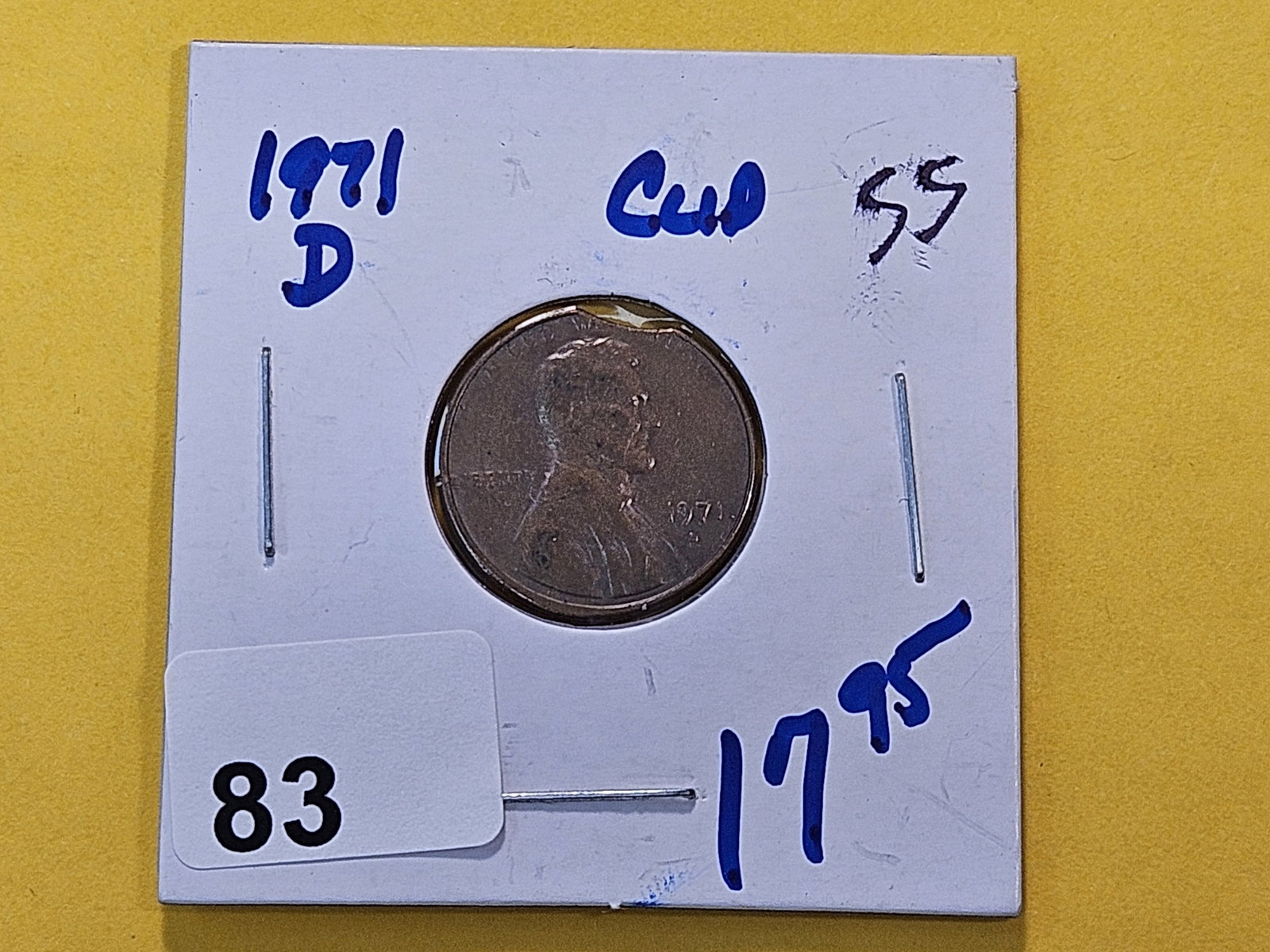 MINT ERROR! 1971-D Lincoln Memorial Cent - 2