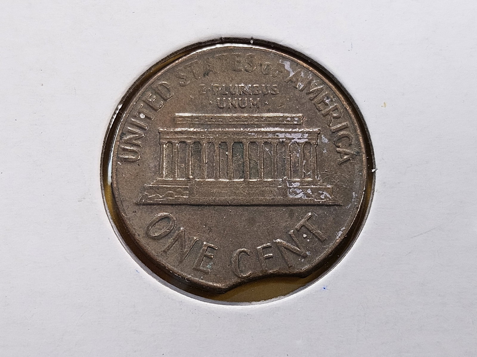 MINT ERROR! 1971-D Lincoln Memorial Cent - 4