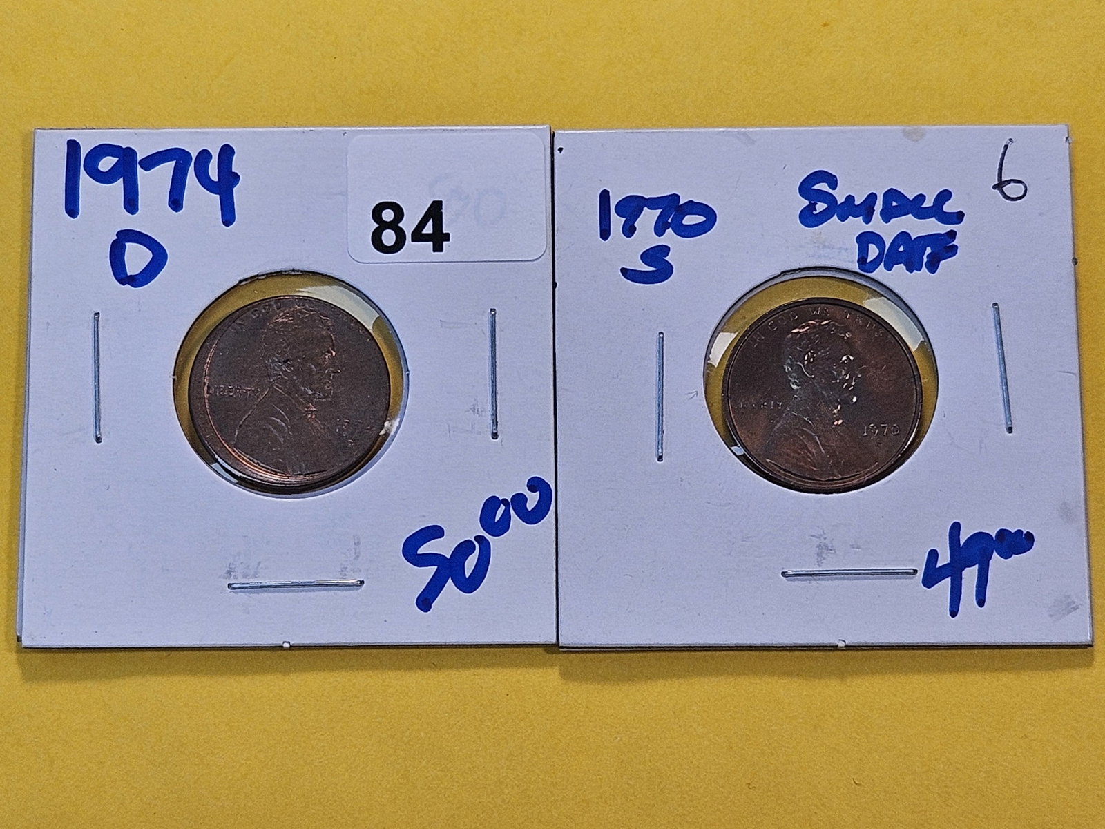 VARIETIES! Two Lincoln Memorial Cents (1 of 6)