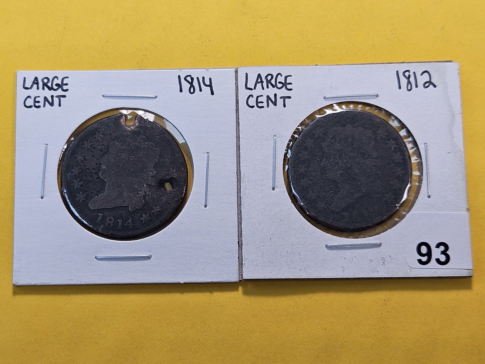 Two Circulated Classic Head Large Cents (1 of 6)