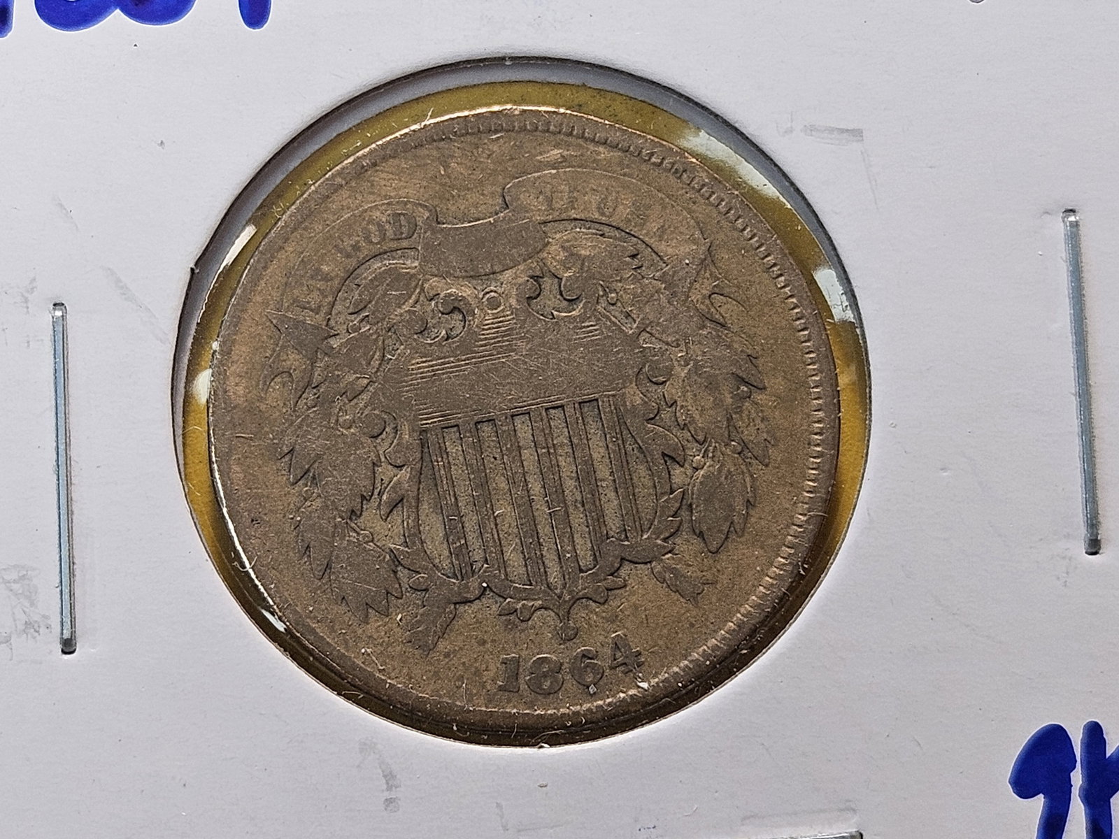 Two Circulated Two Cent Pieces - 3