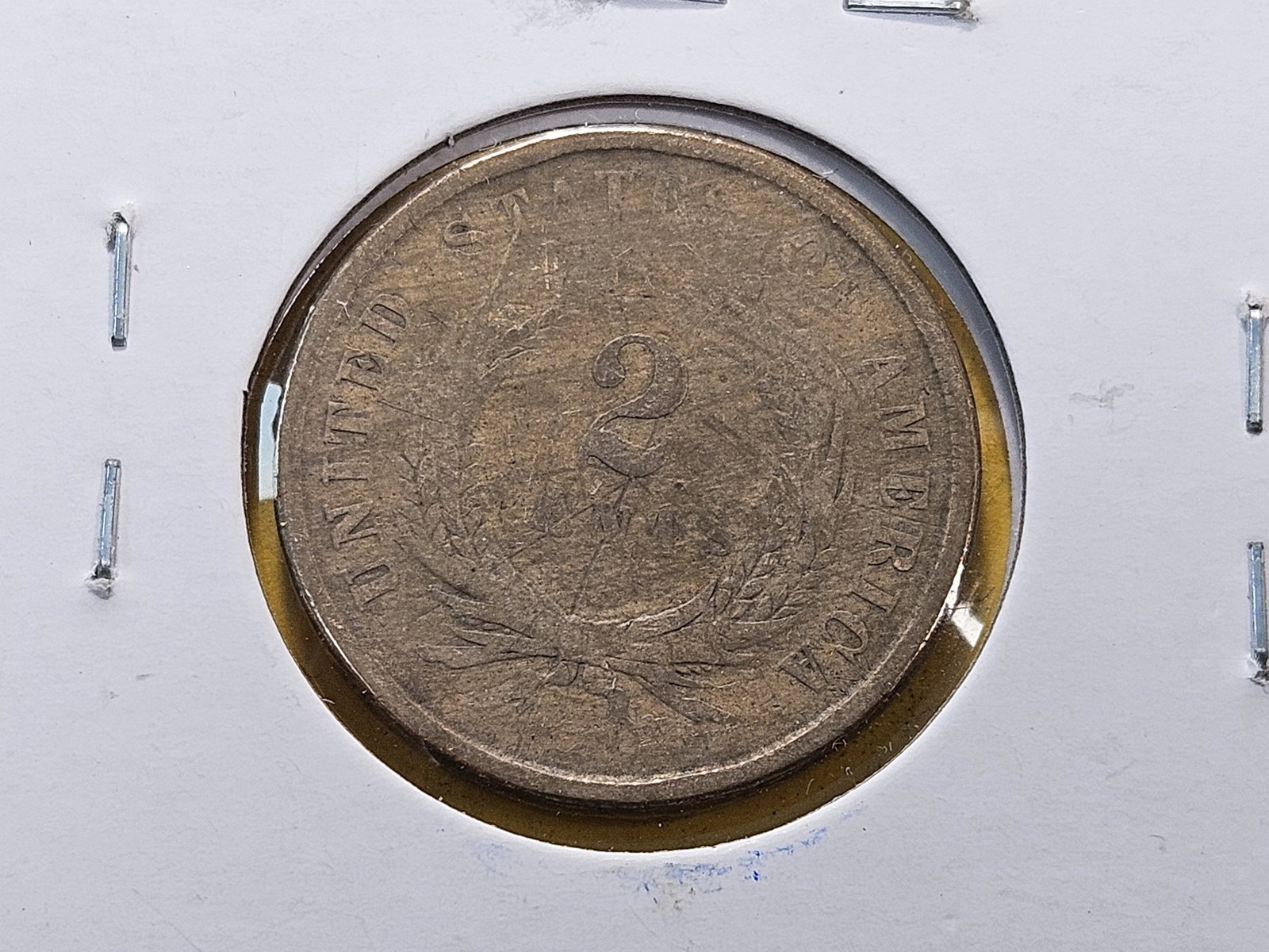 Two Circulated Two Cent Pieces - 6