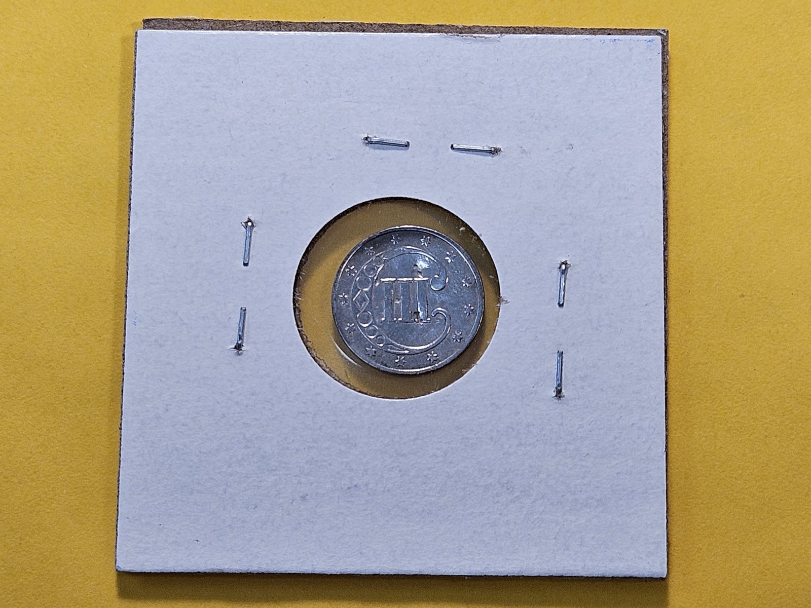 1853 Three Cent Silver Trime - 3