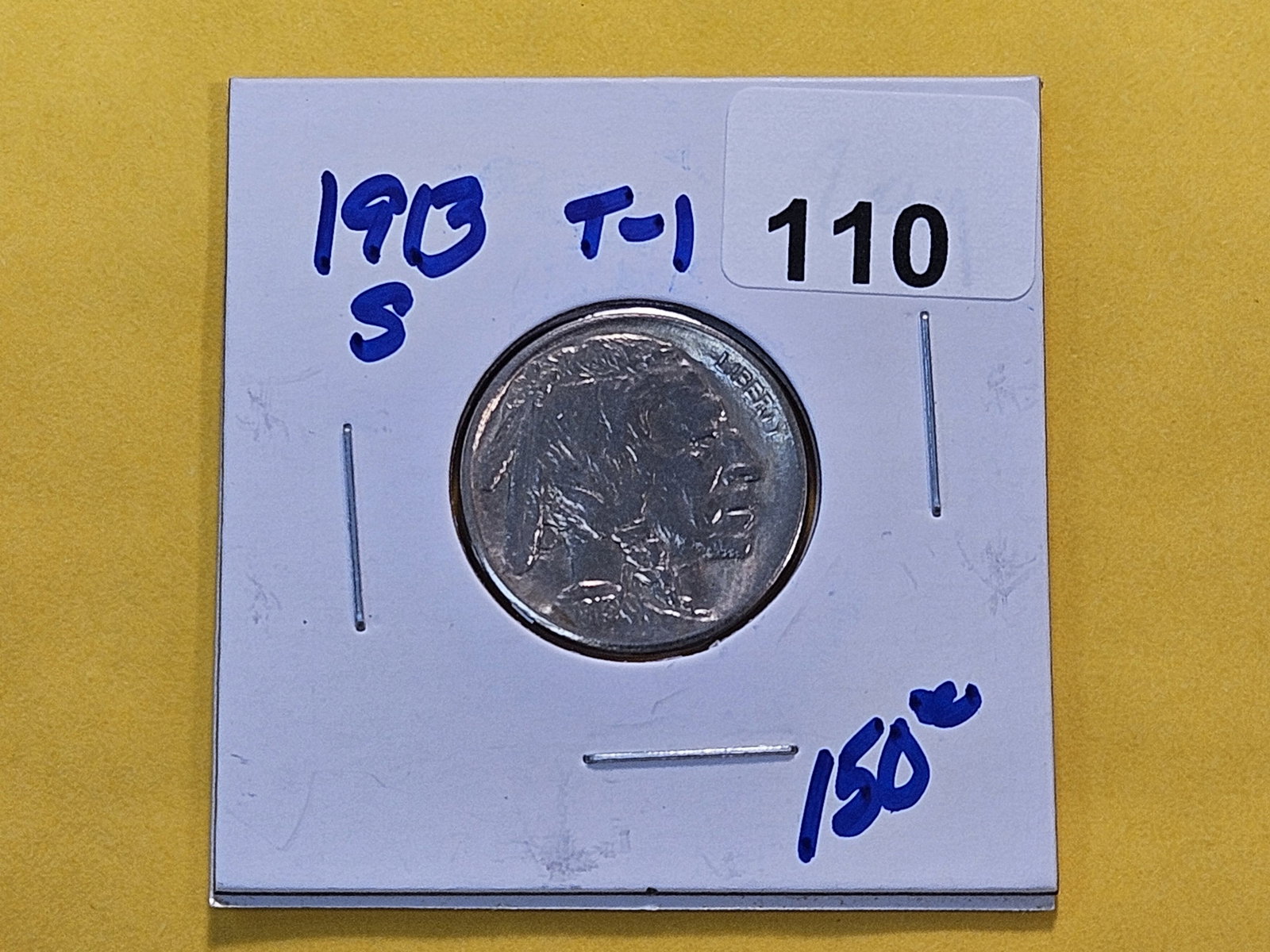 Better Grade 1913-S Type 1 Buffalo Nickel - 2