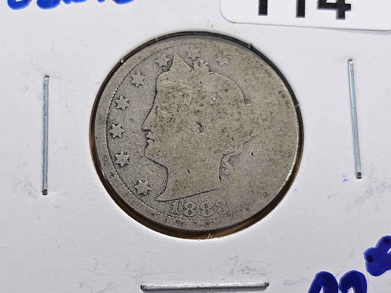 Two 1883 Liberty V Nickels - 2