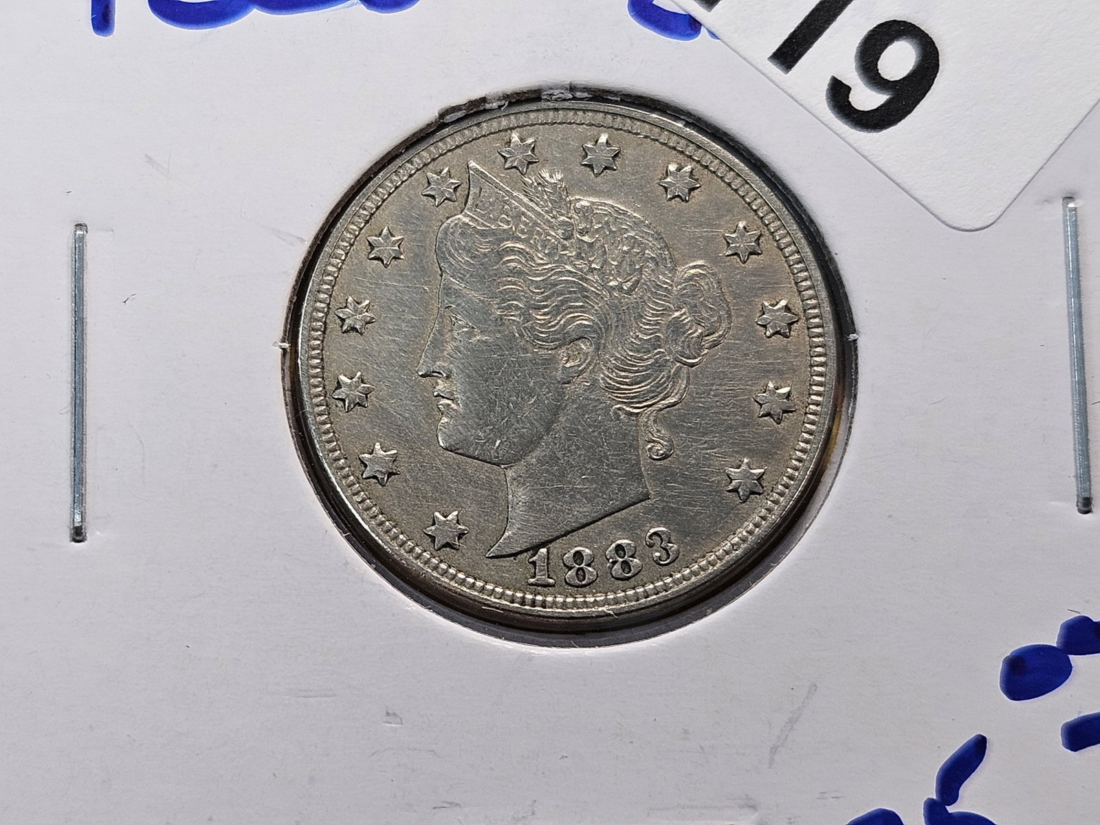 Five Circulated Liberty V Nickels - 2