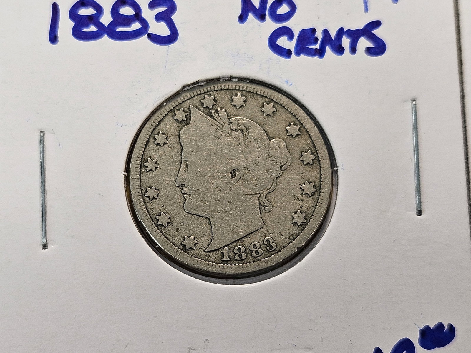 Five Circulated Liberty V Nickels - 3