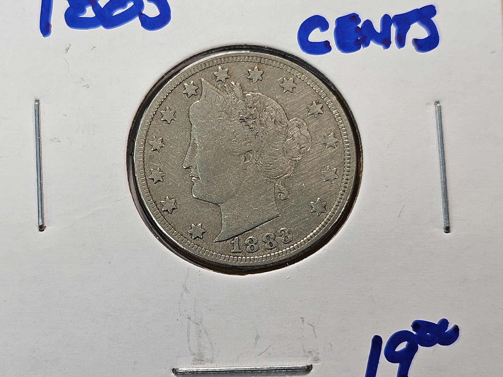 Five Circulated Liberty V Nickels - 4