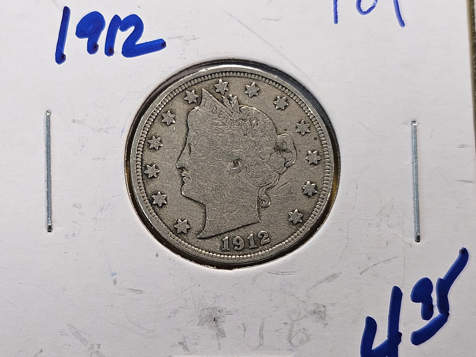 Five Circulated Liberty V Nickels - 5