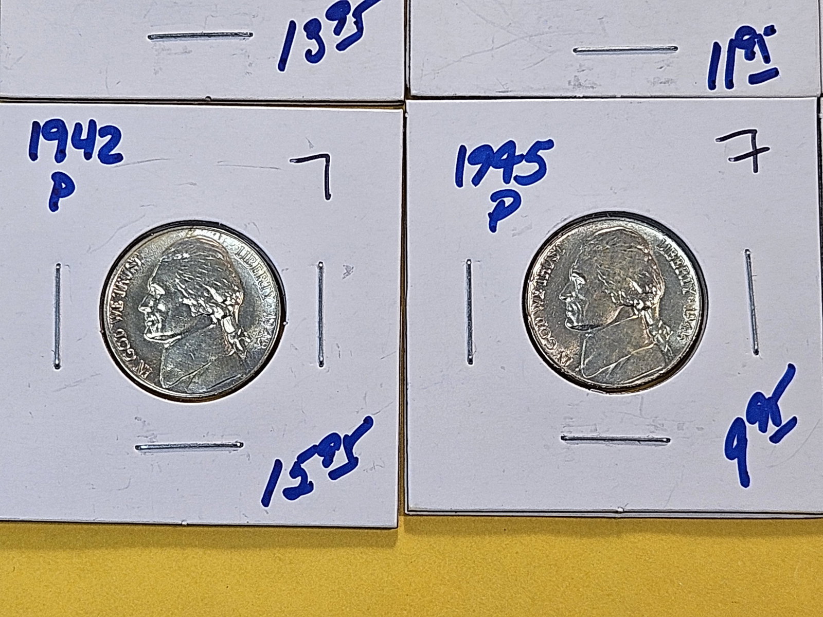 Six Wartime Silver Jefferson Nickels - 4