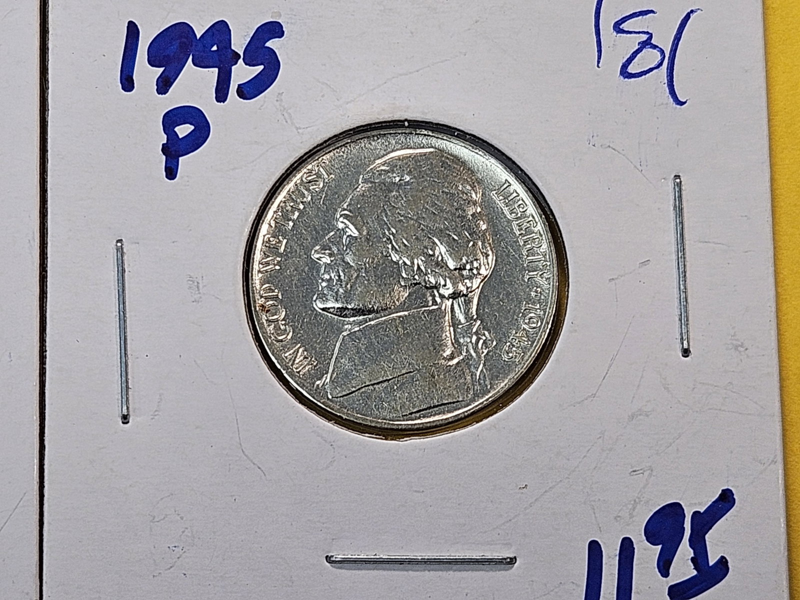Six Wartime Silver Jefferson Nickels - 5